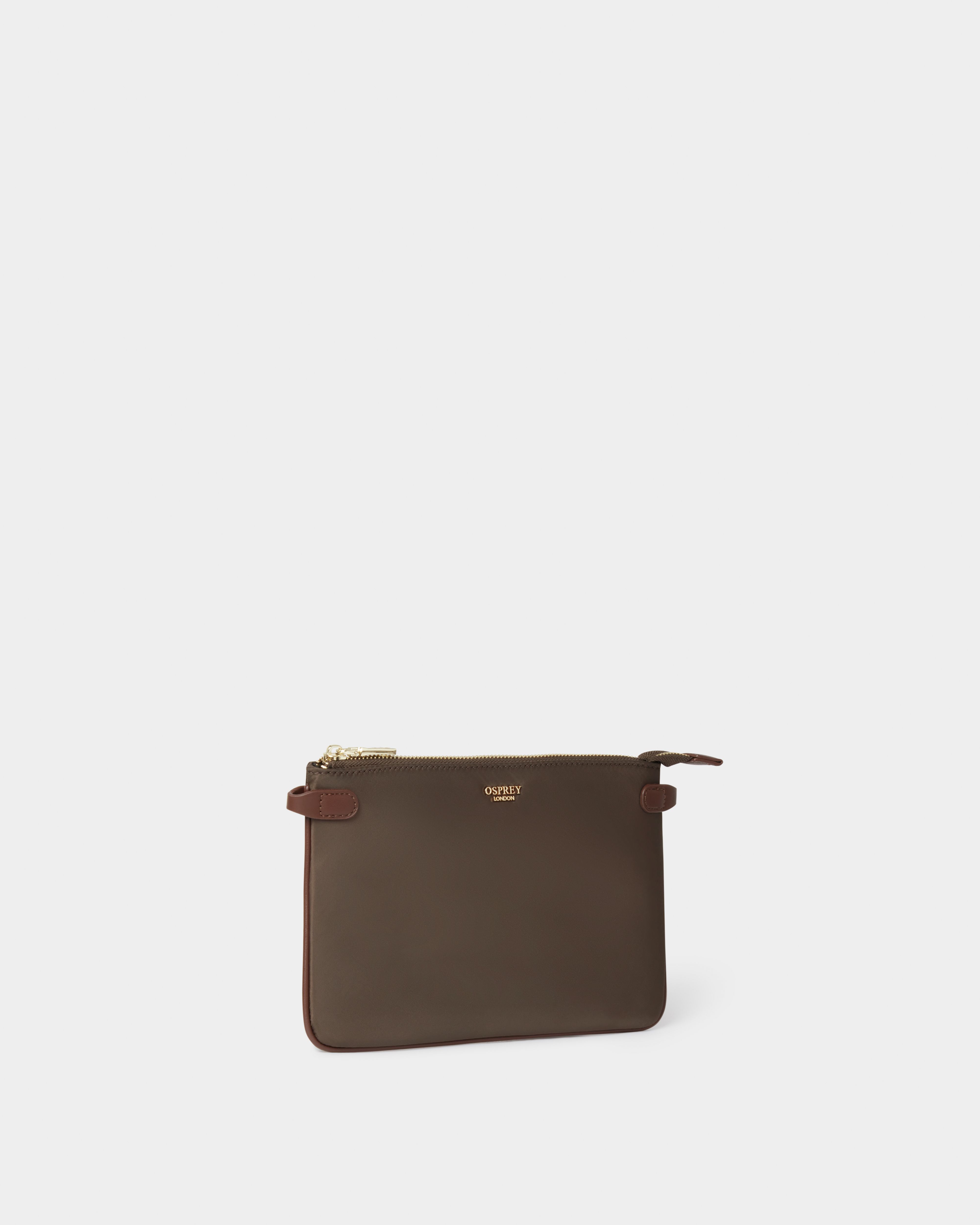 Image number 2 of The Voyage Nylon Small Crossbody in Chocolate