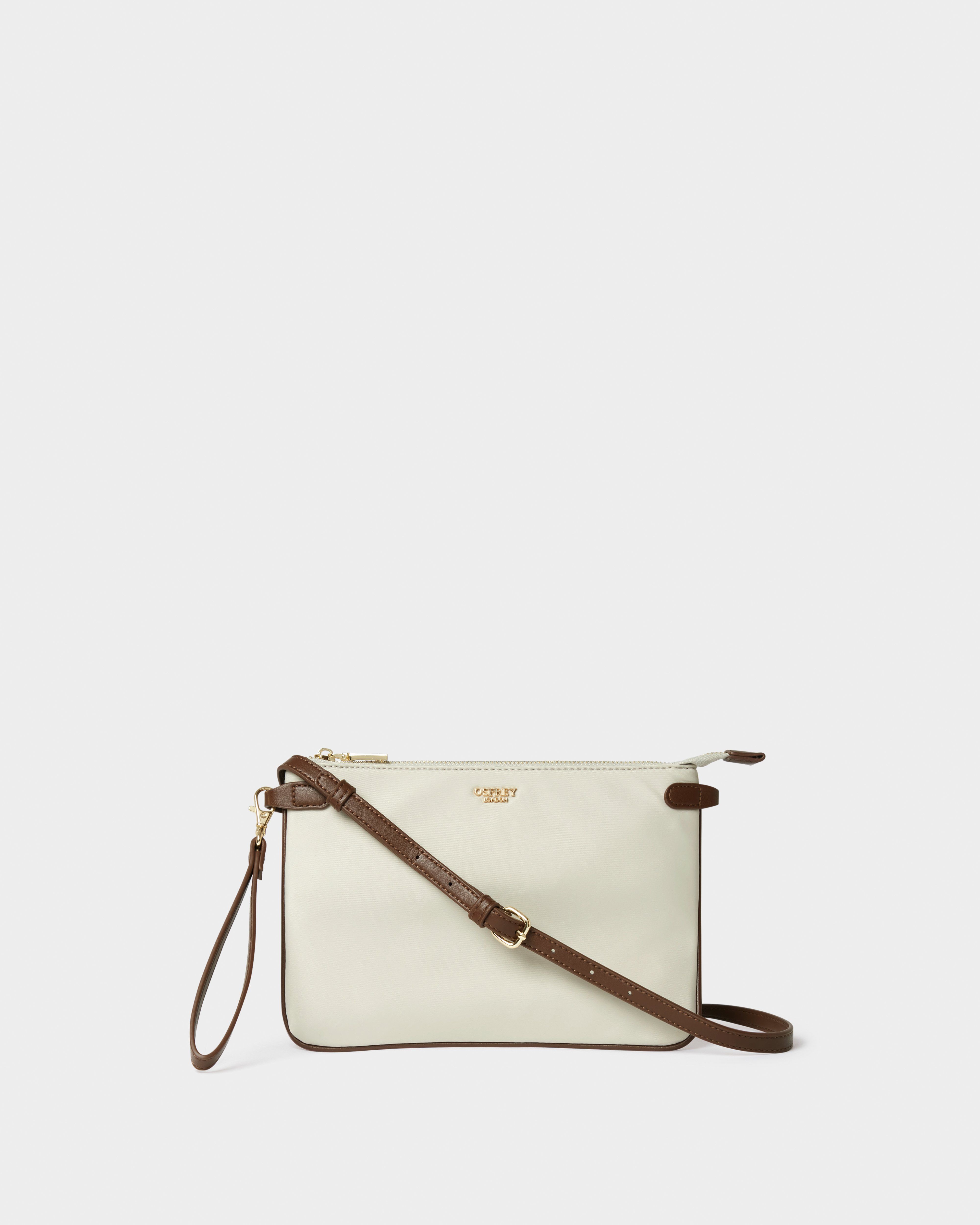 The Voyage Nylon Small Crossbody in Pebble