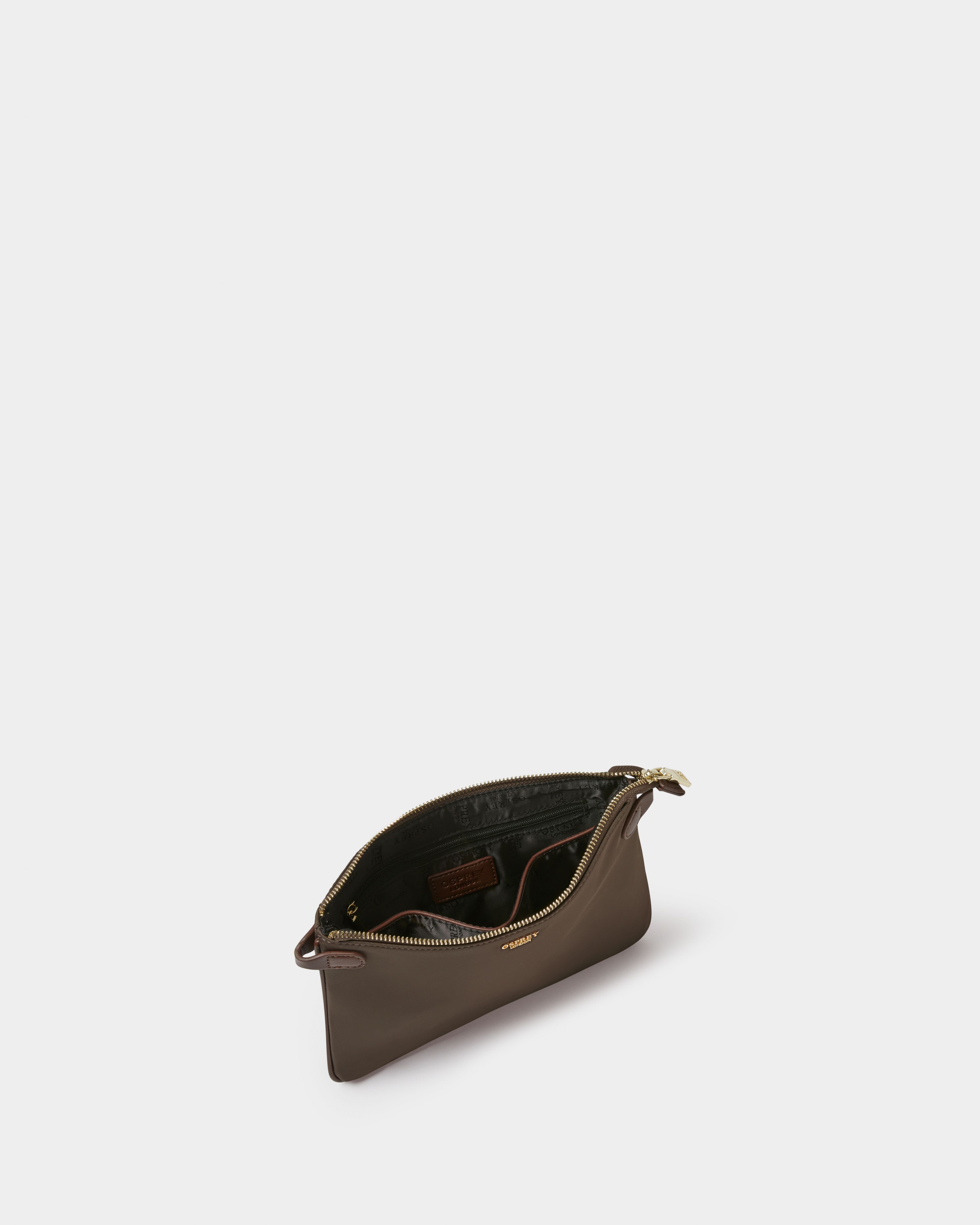 Image number 3 of The Voyage Nylon Small Crossbody in Chocolate