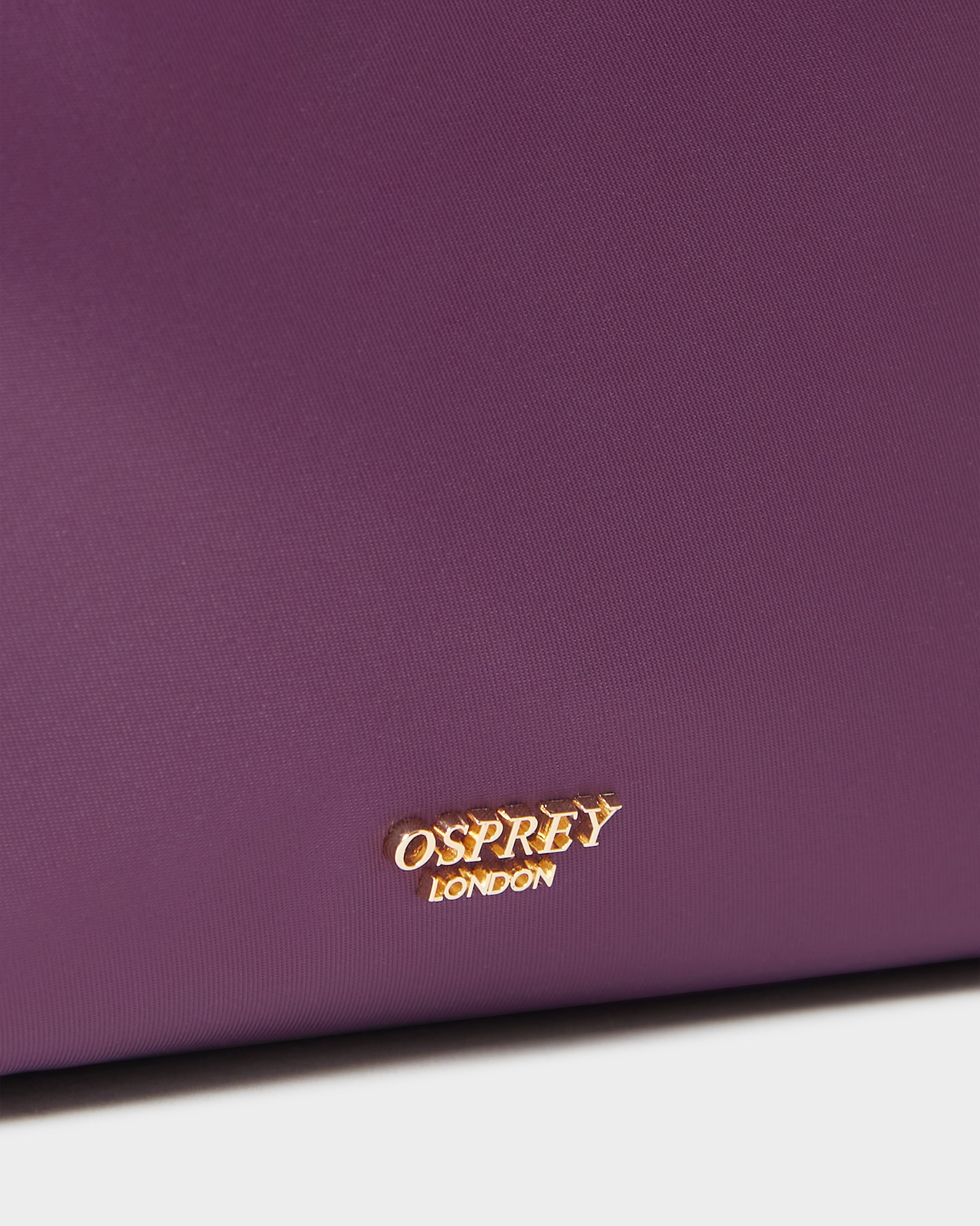 Image number 5 of The Voyage Nylon Crossbody in Aubergine
