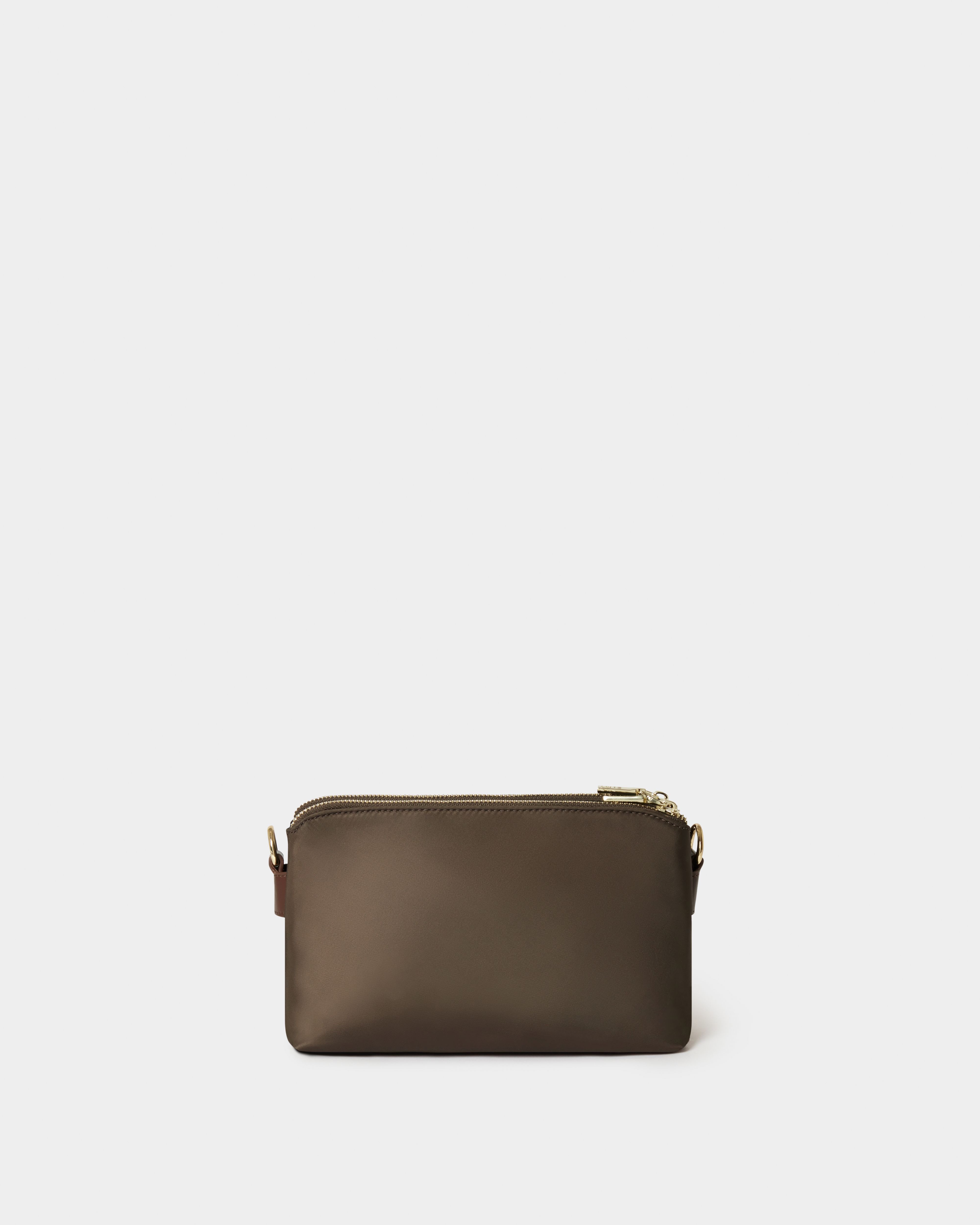 Image number 4 of The Voyage Nylon Crossbody in Chocolate