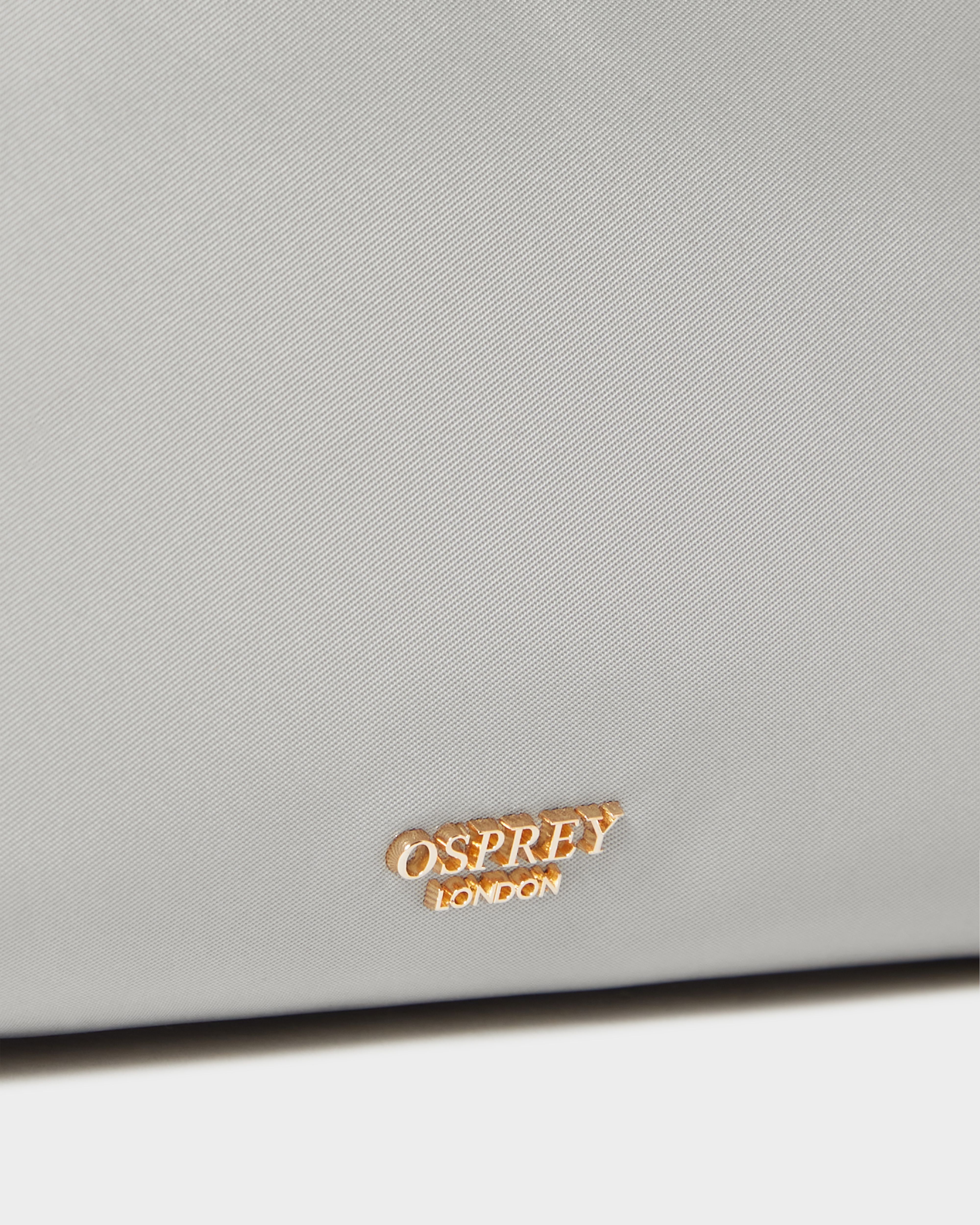 Image number 5 of The Voyage Nylon Crossbody in Silver Grey