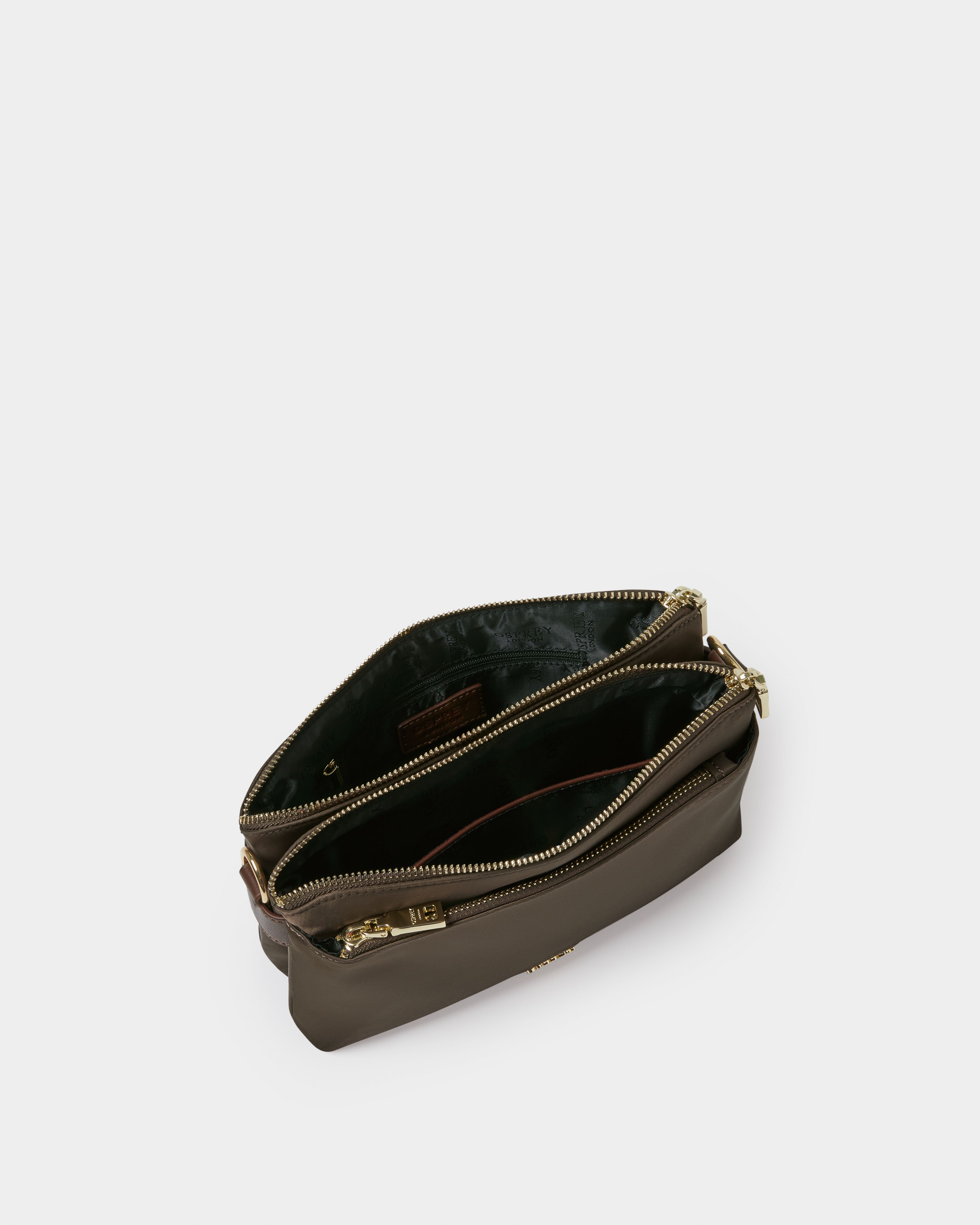 Image number 3 of The Voyage Nylon Crossbody in Chocolate
