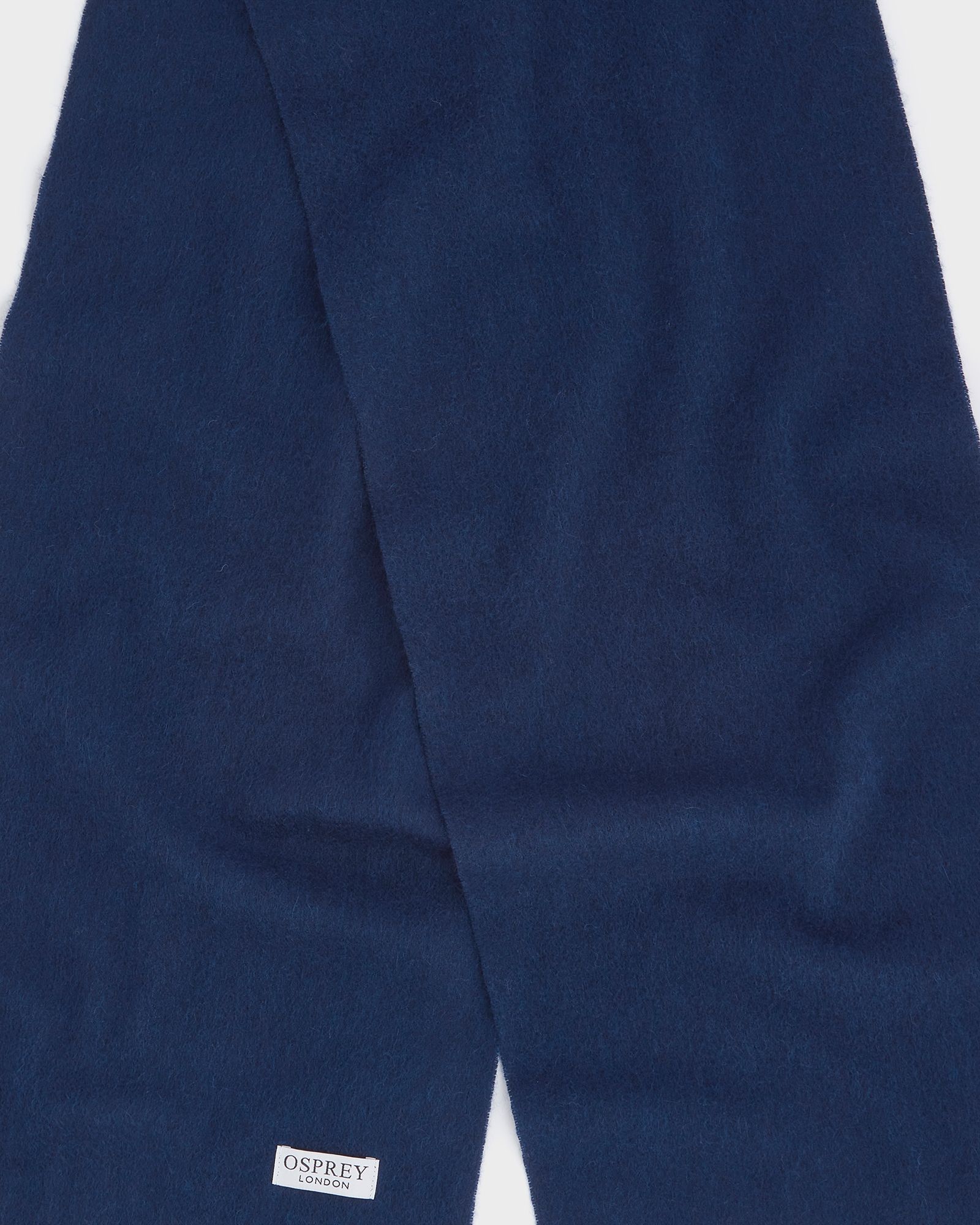 Image number 7 of The Skye Cashmere Scarf in Navy