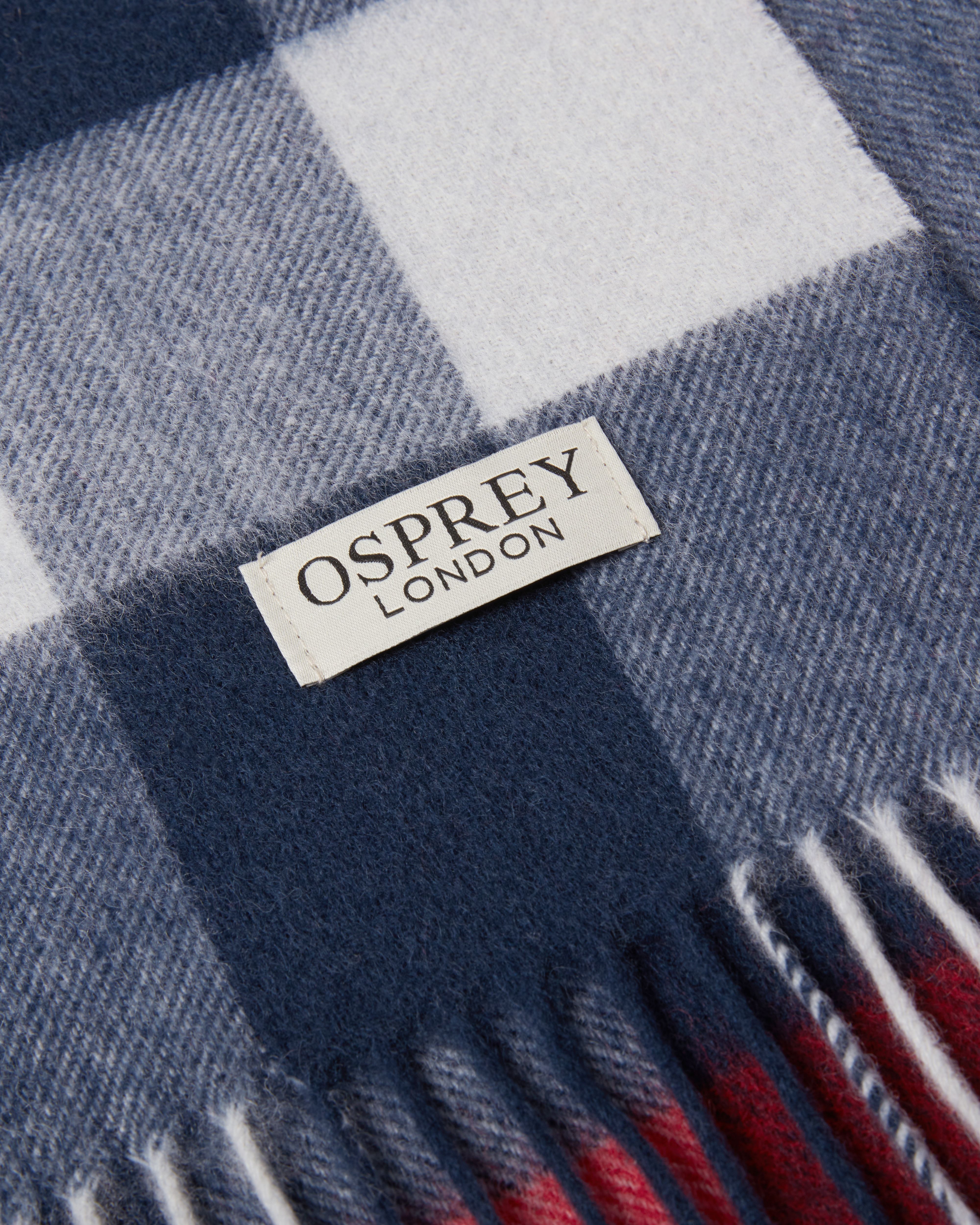 Image number 5 of The Skye Cashmere Scarf in Blue Multi