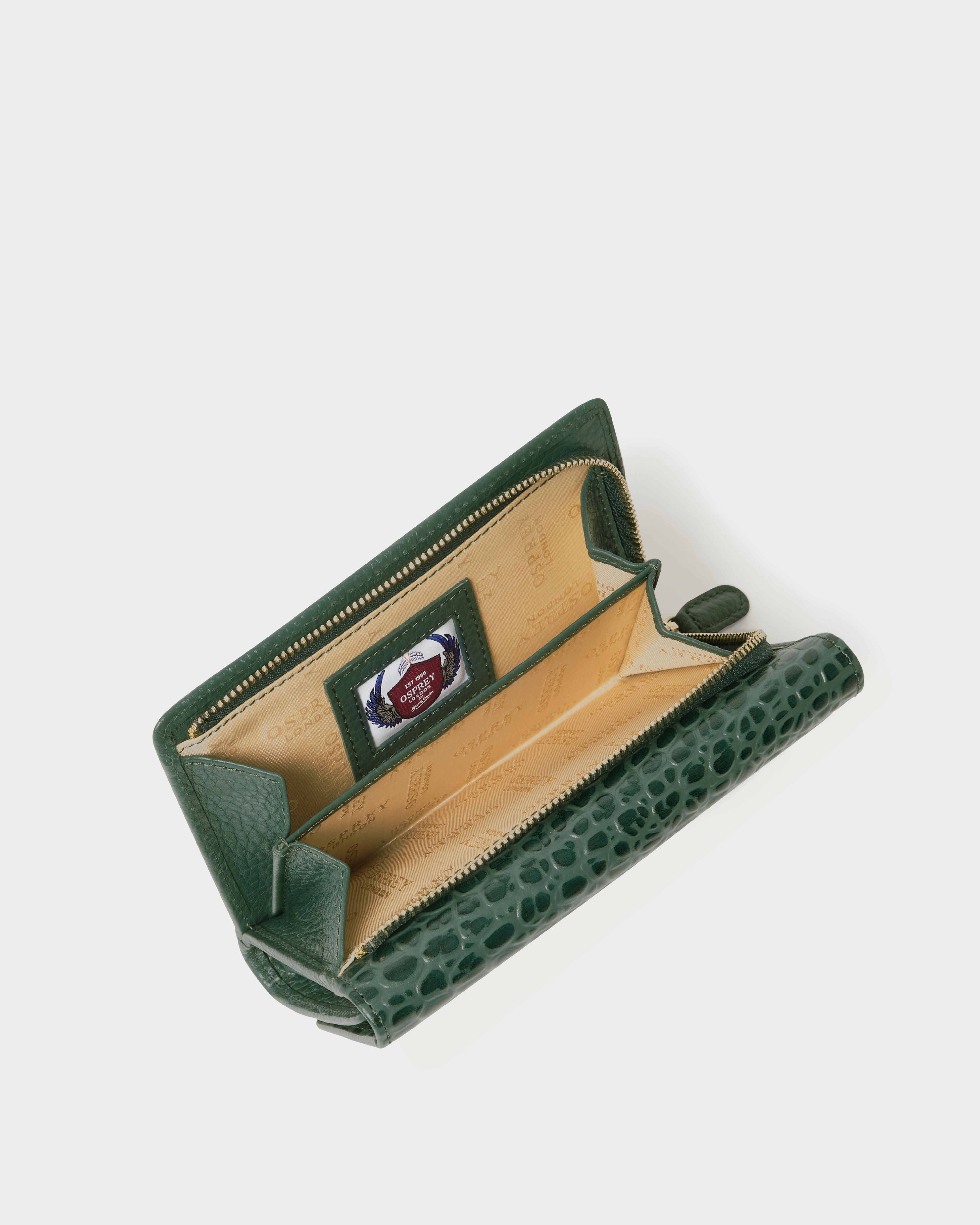 Image number 3 of The Kellie Leather Matinee Purse in Forest
