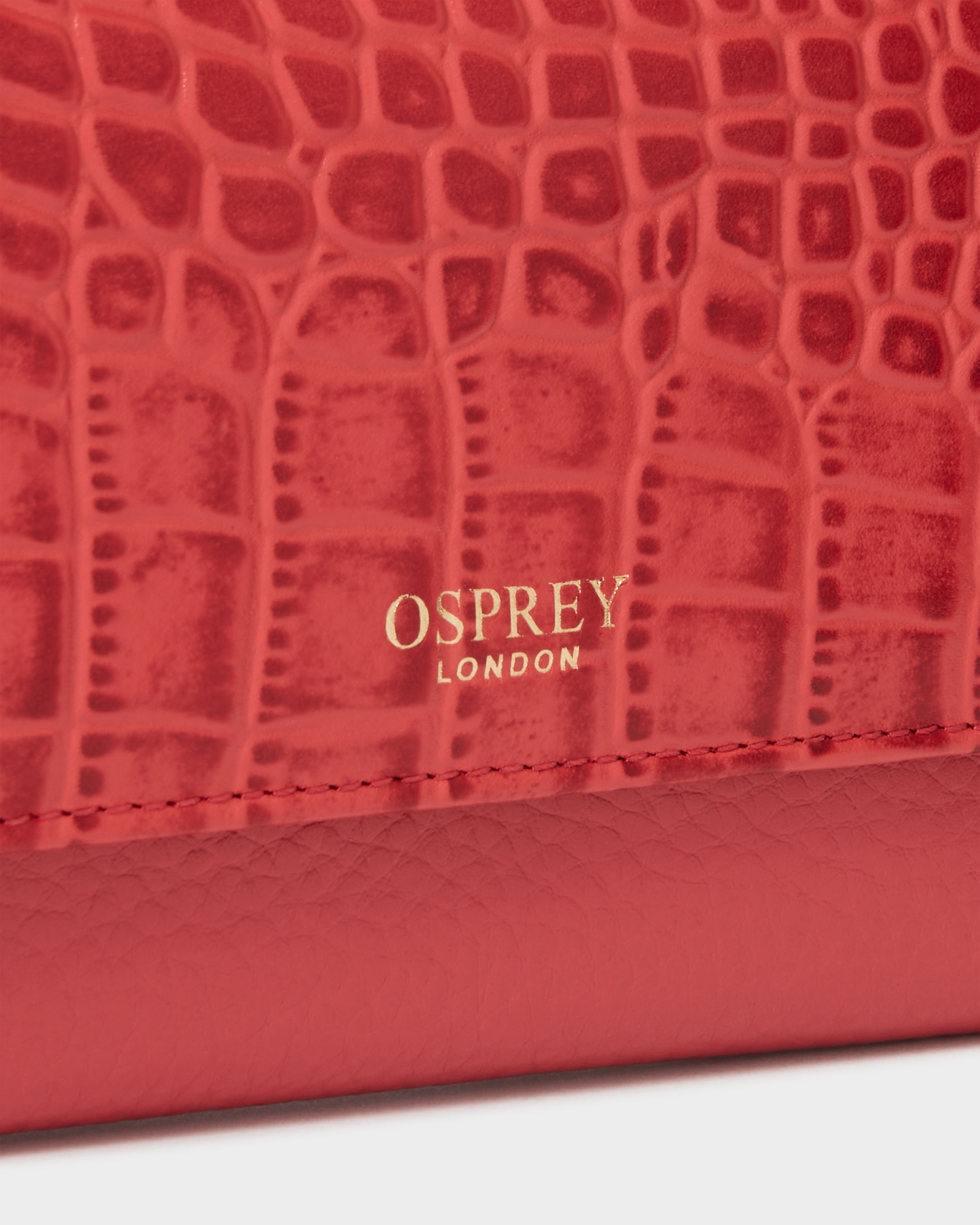 Image number 5 of The Kellie Leather Matinee Purse in Rosewood