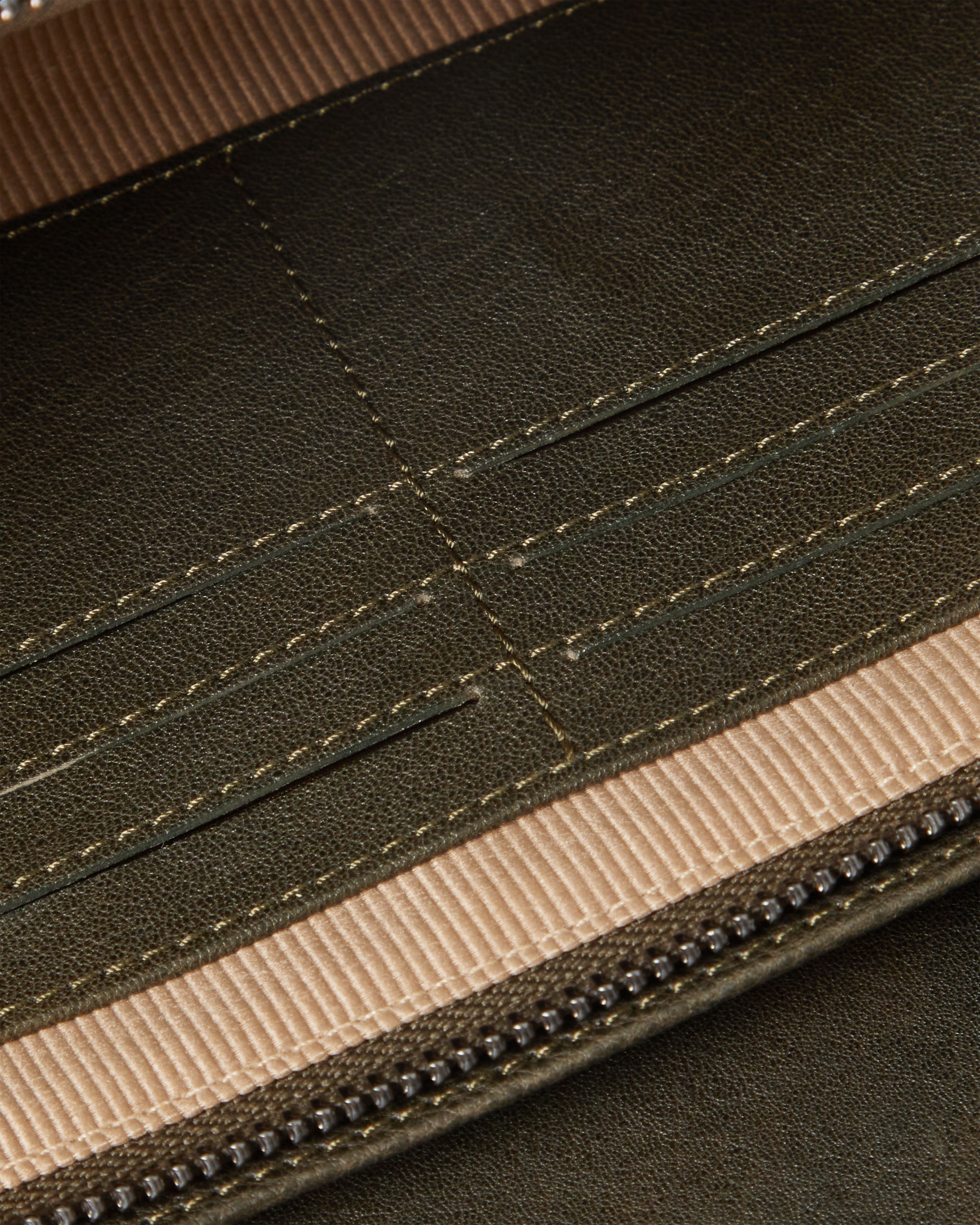 Image number 5 of The Compass Leather Travel Wallet in Dark Olive