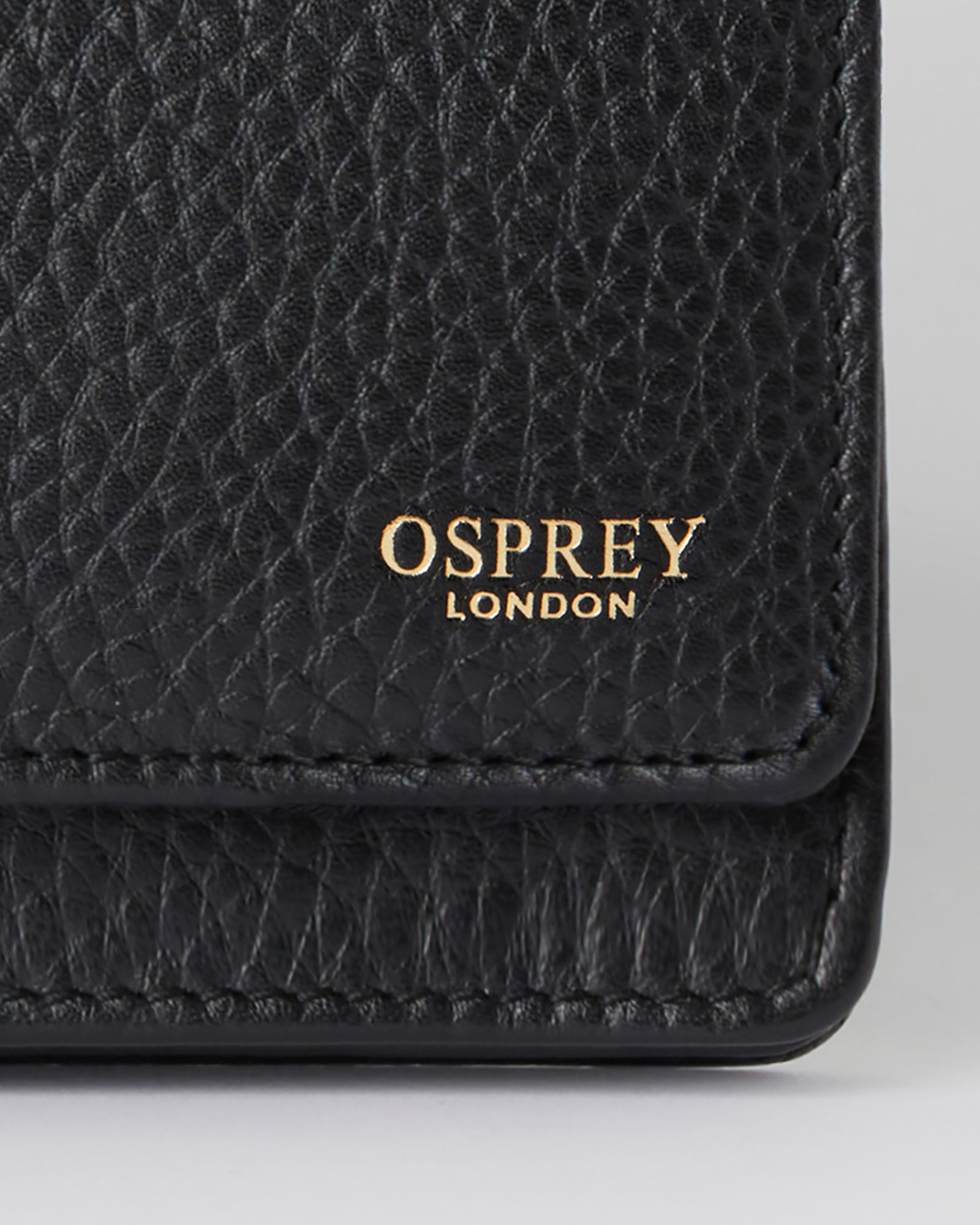 The Harper Leather Matinee Purse in Black Black