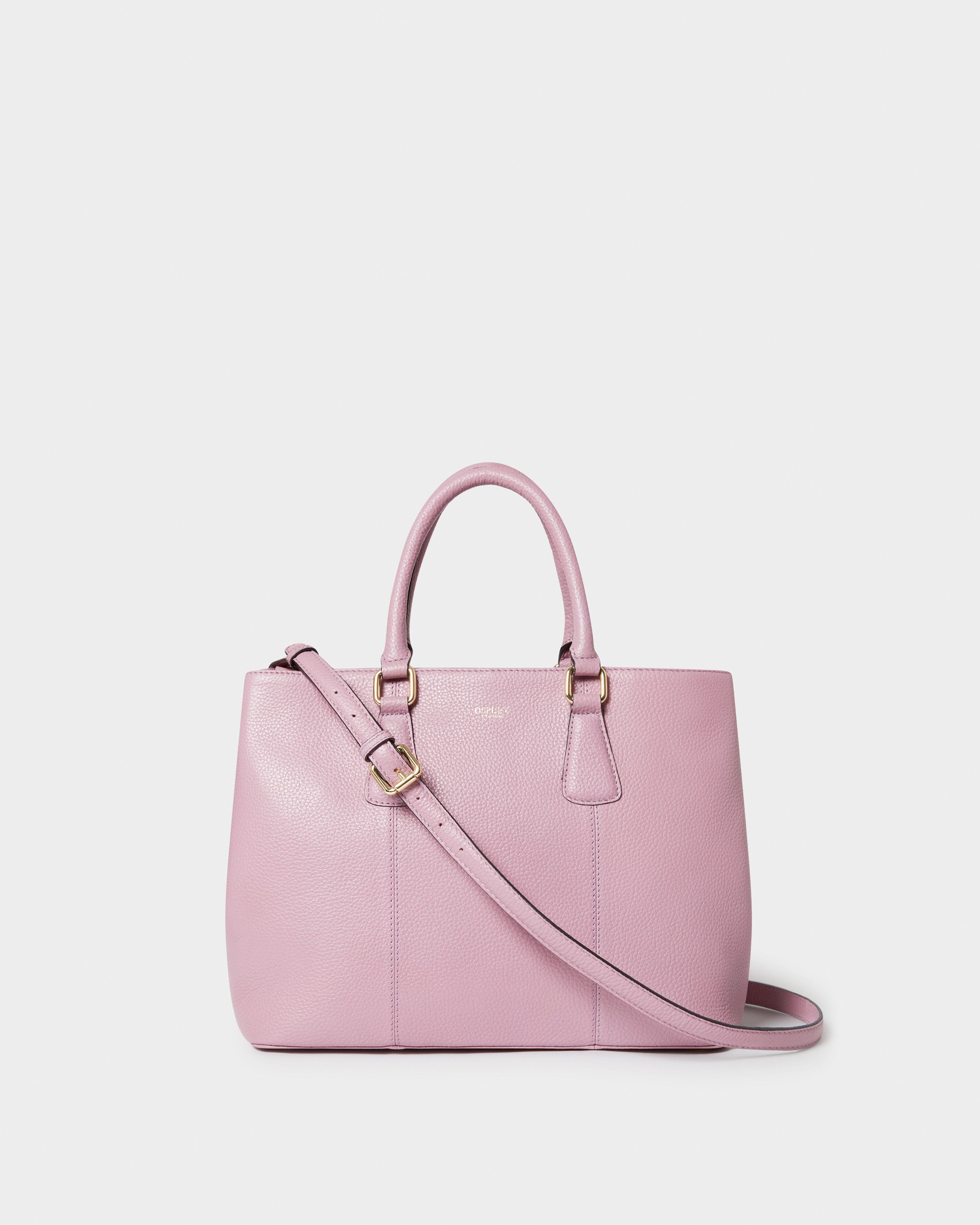 The Adaline Leather Work Bag in Heather