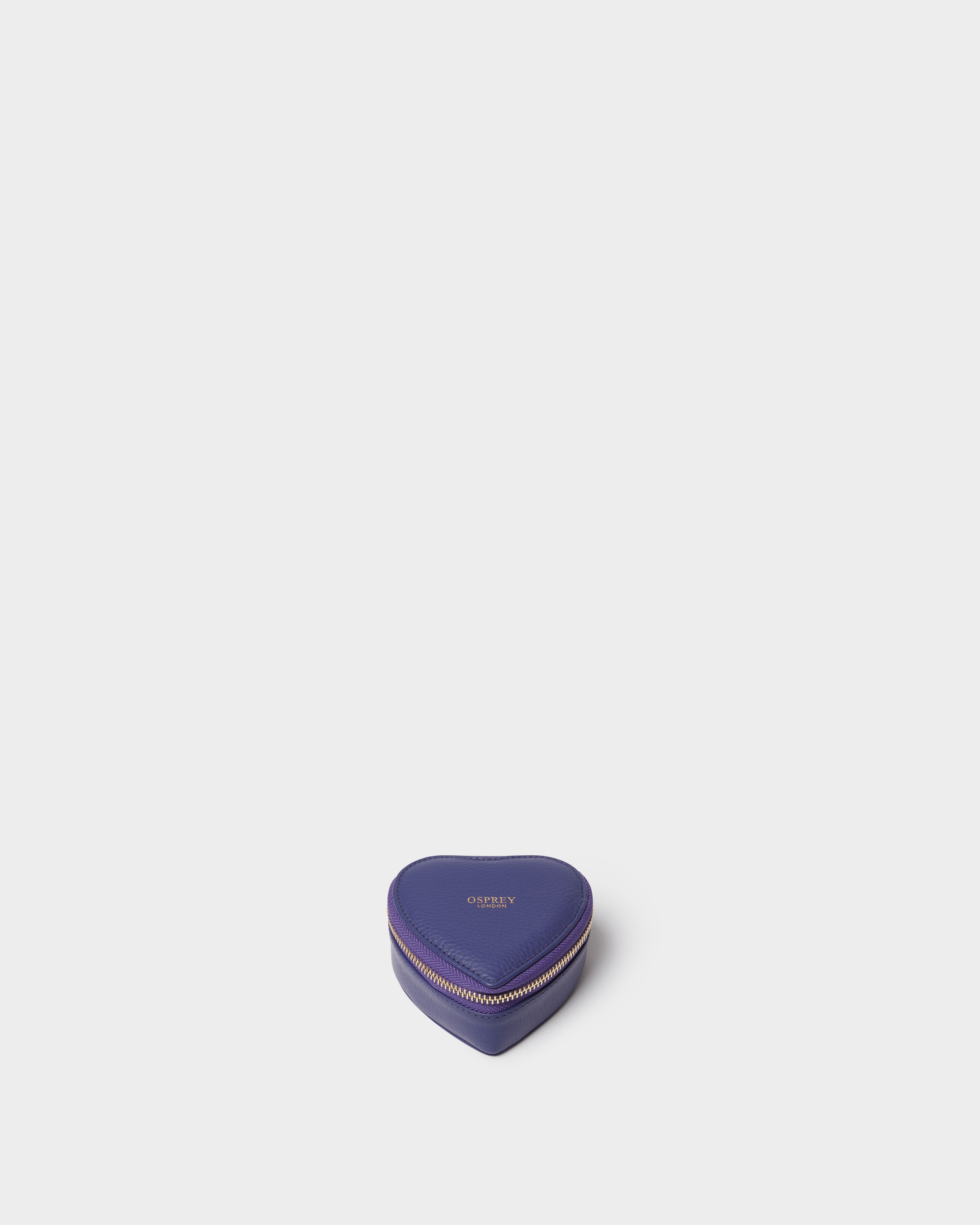 Image number 3 of The Tilly Leather Heart Gift Set in Purple