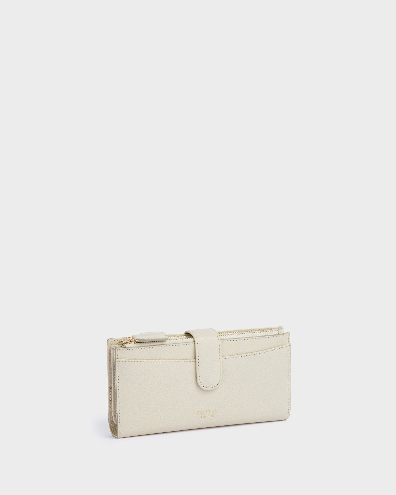 Image number 2 of The Savanna Leather Matinee Purse in Ivory
