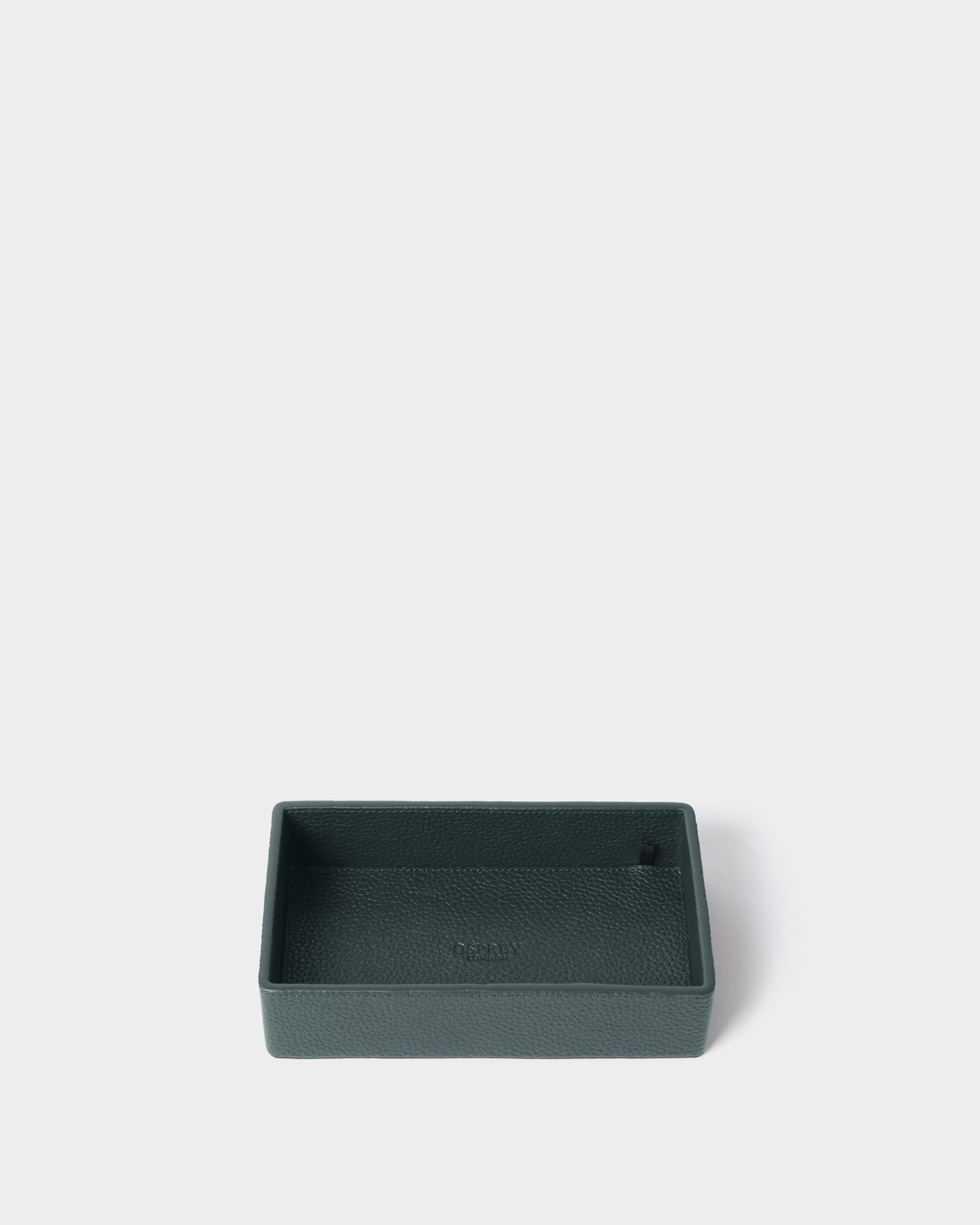 Image number 1 of The Forest Leather Coin Tray in Forest