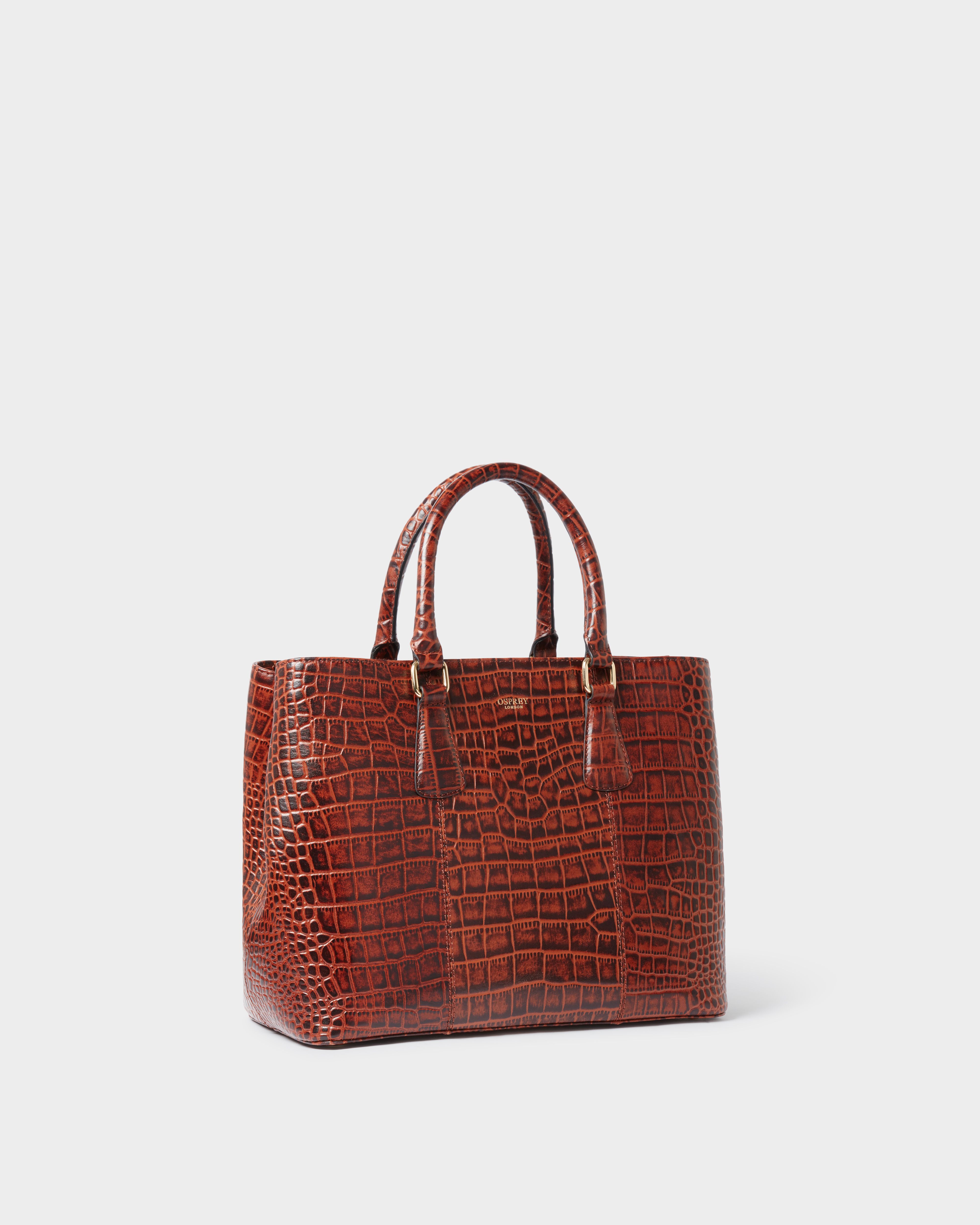 Image number 2 of The Adaline Leather Work Bag in Brandy