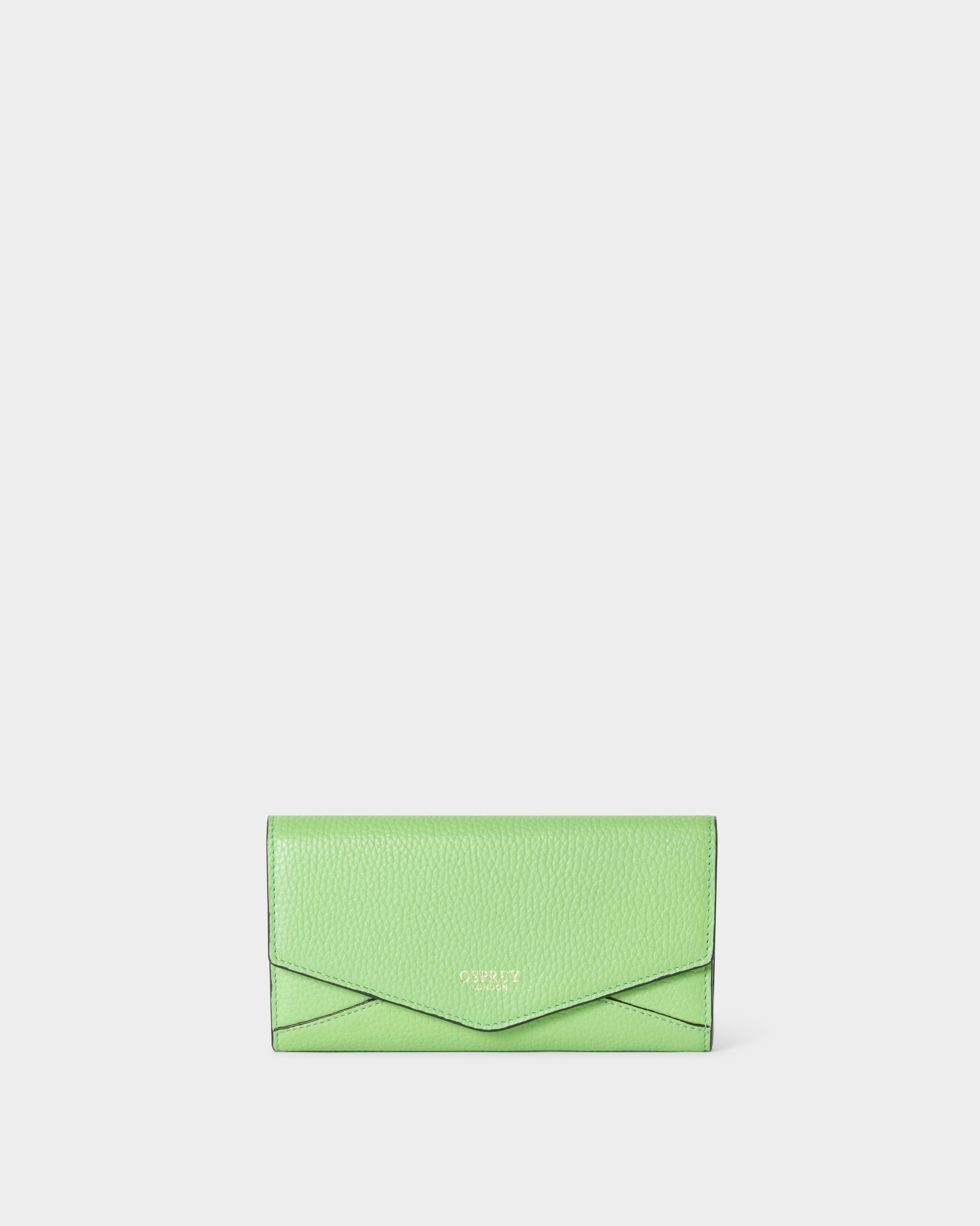 The Hendrix Leather Matinee Purse in Apple