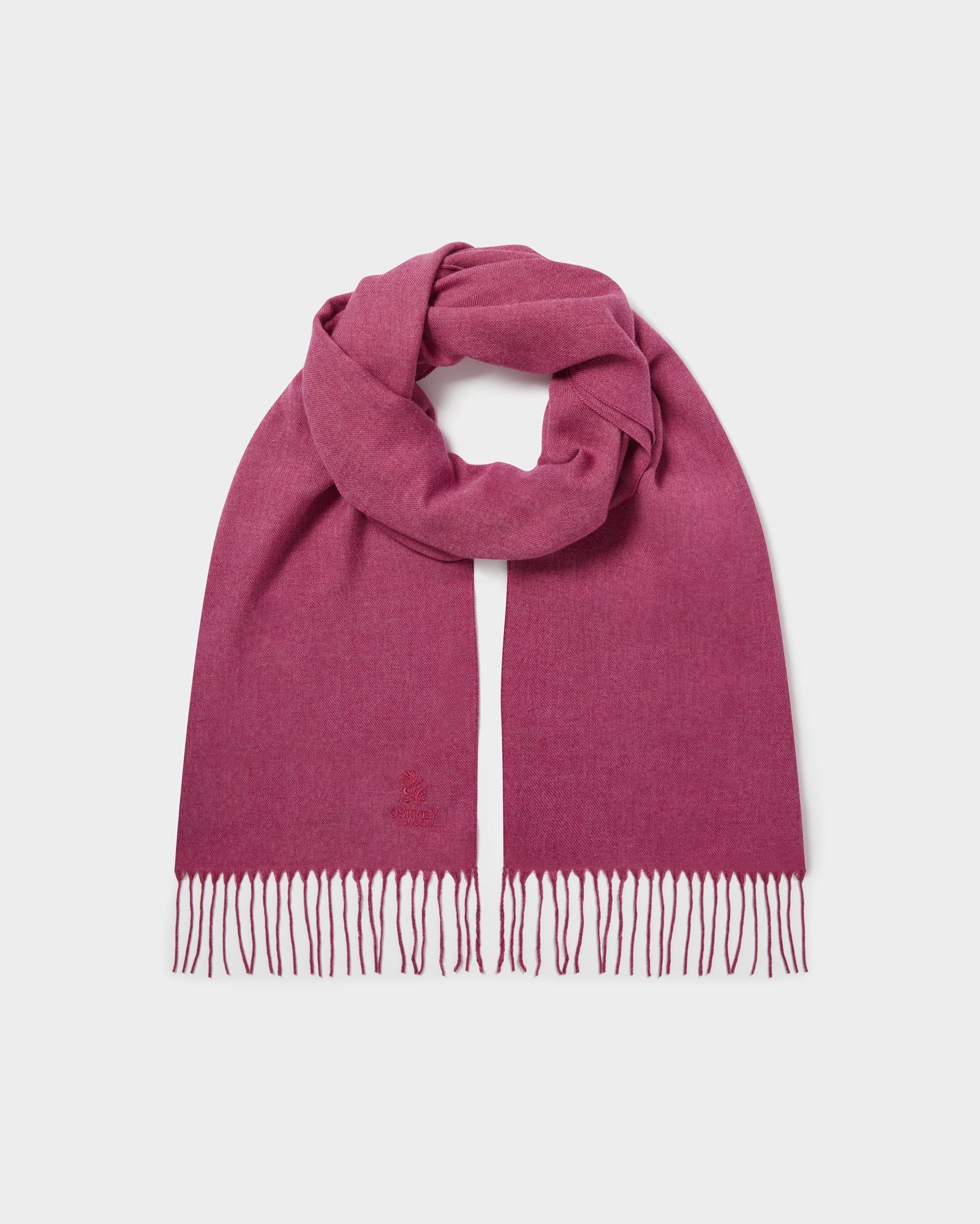 Image number 1 of The Italian Lightweight Wrap Scarf in Pink Melange