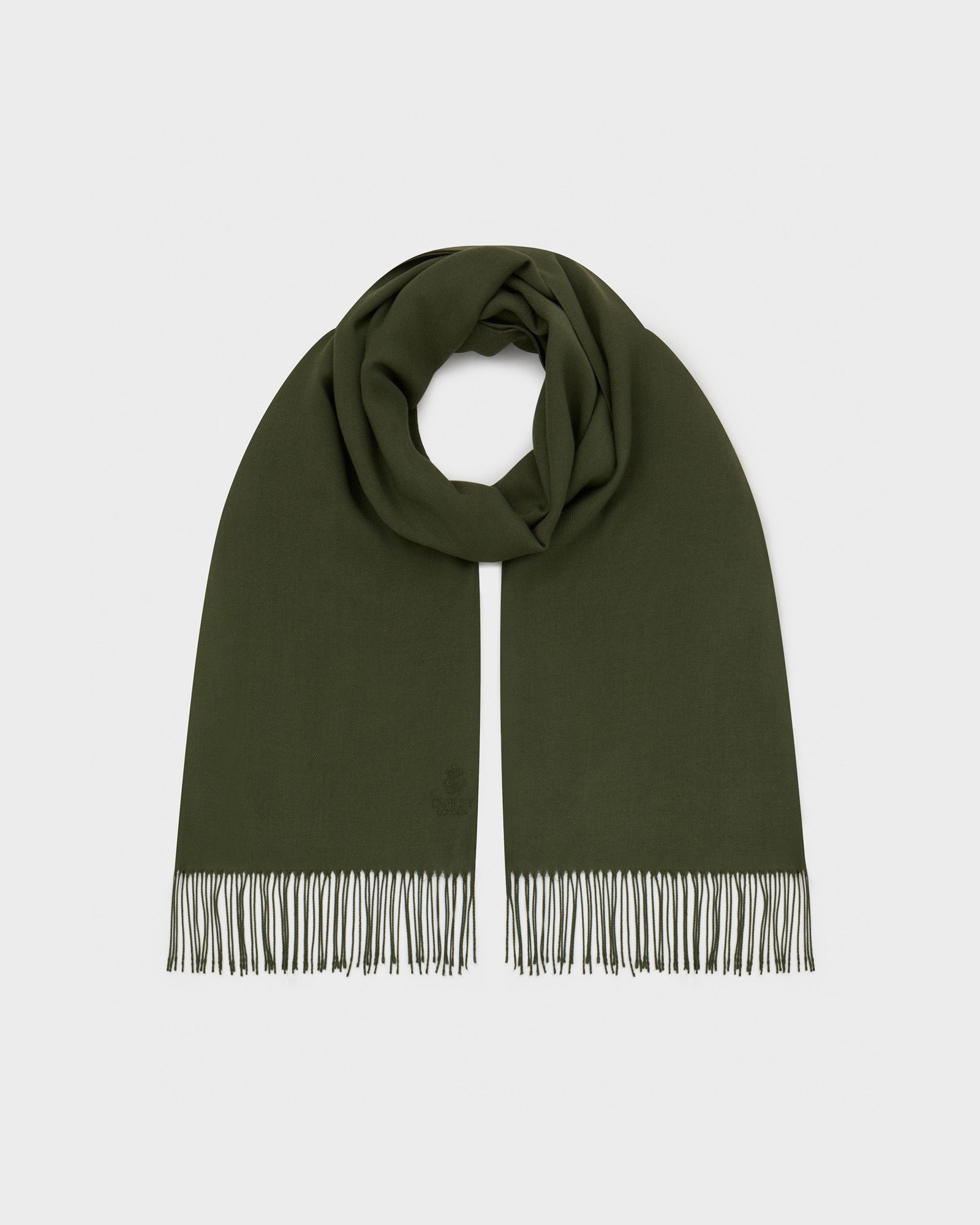 Image number 1 of The Italian Lightweight Wrap in Dark Olive
