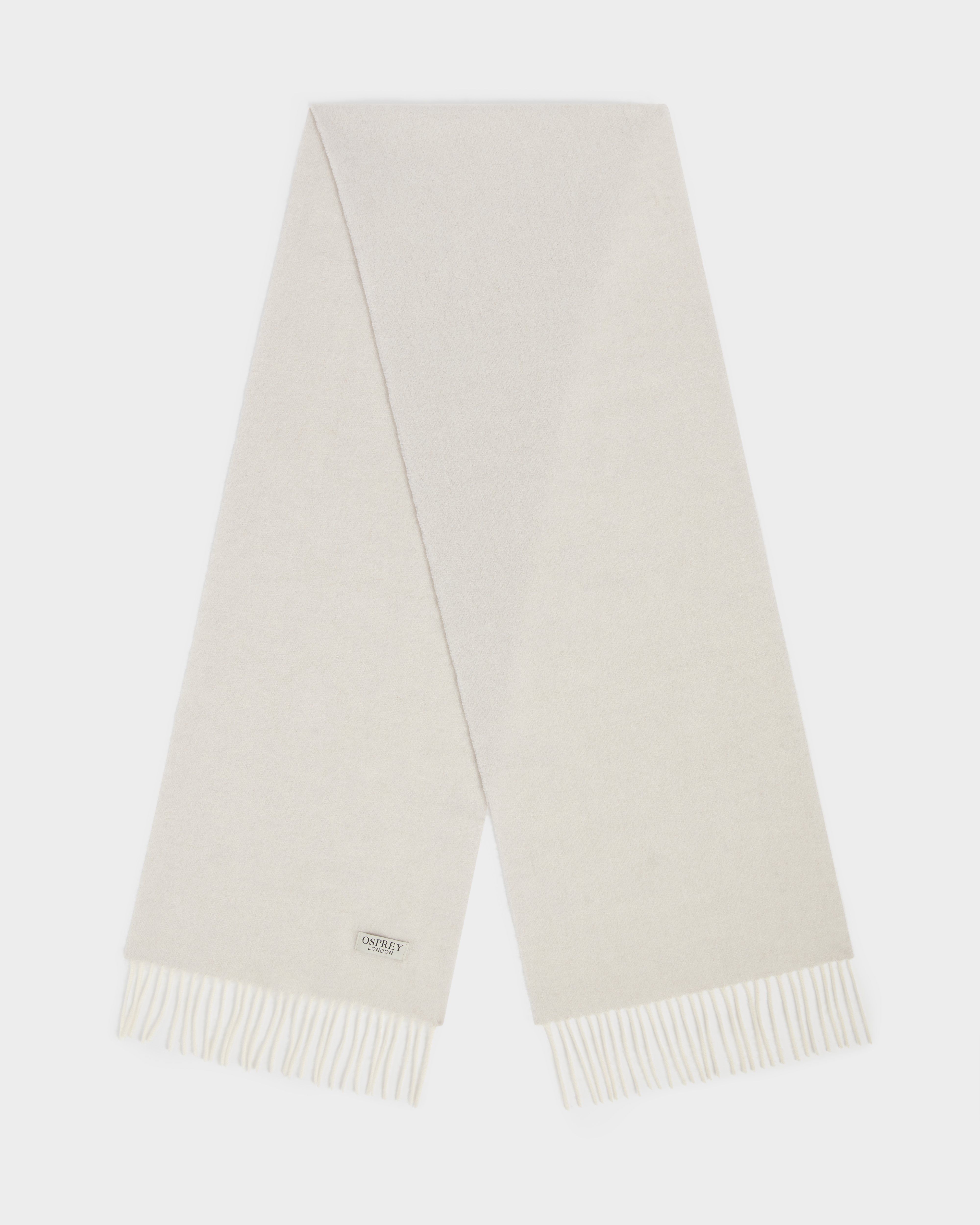 Image number 1 of The Lumi Wool Scarf in Cream