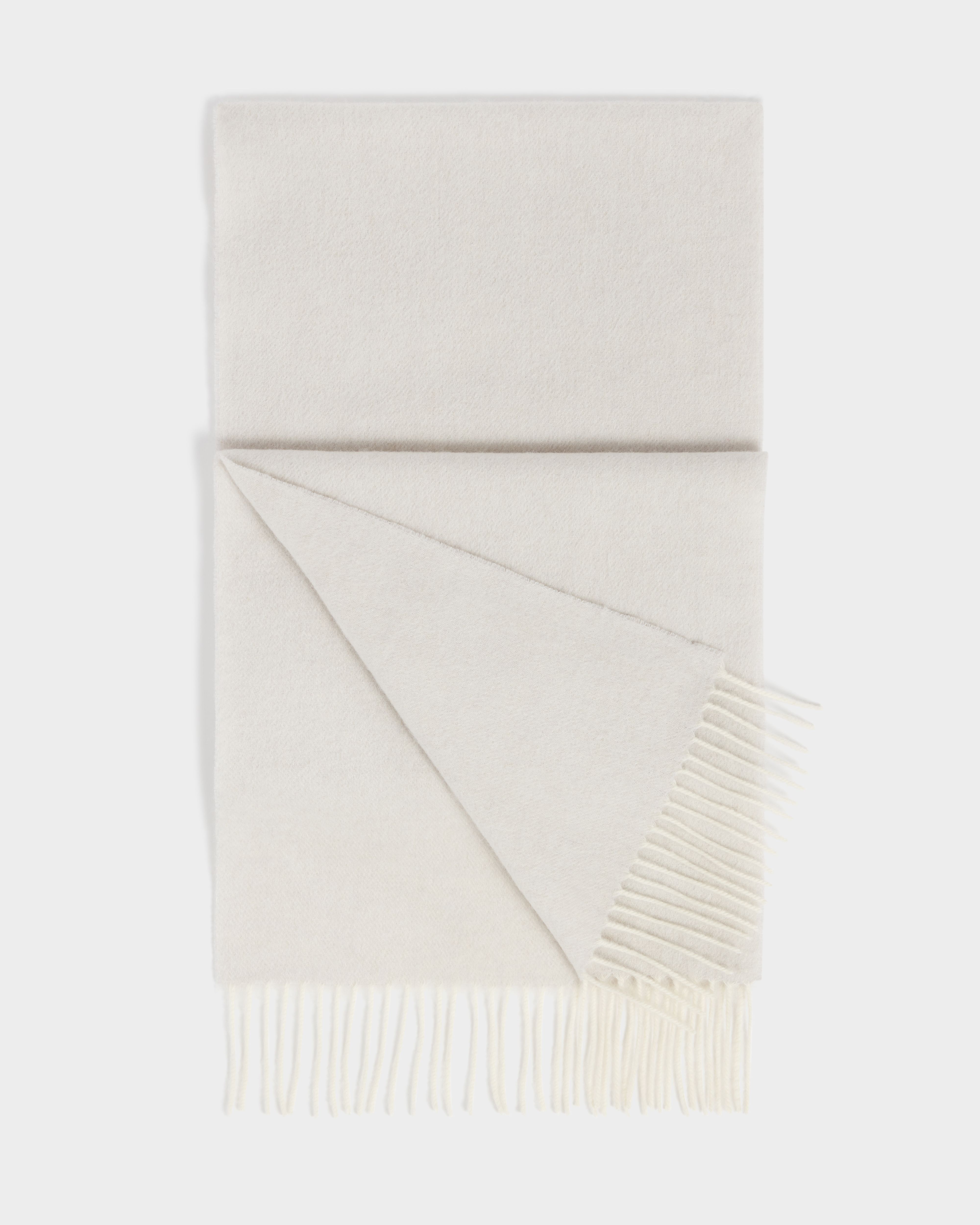 Image number 2 of The Lumi Wool Scarf in Cream