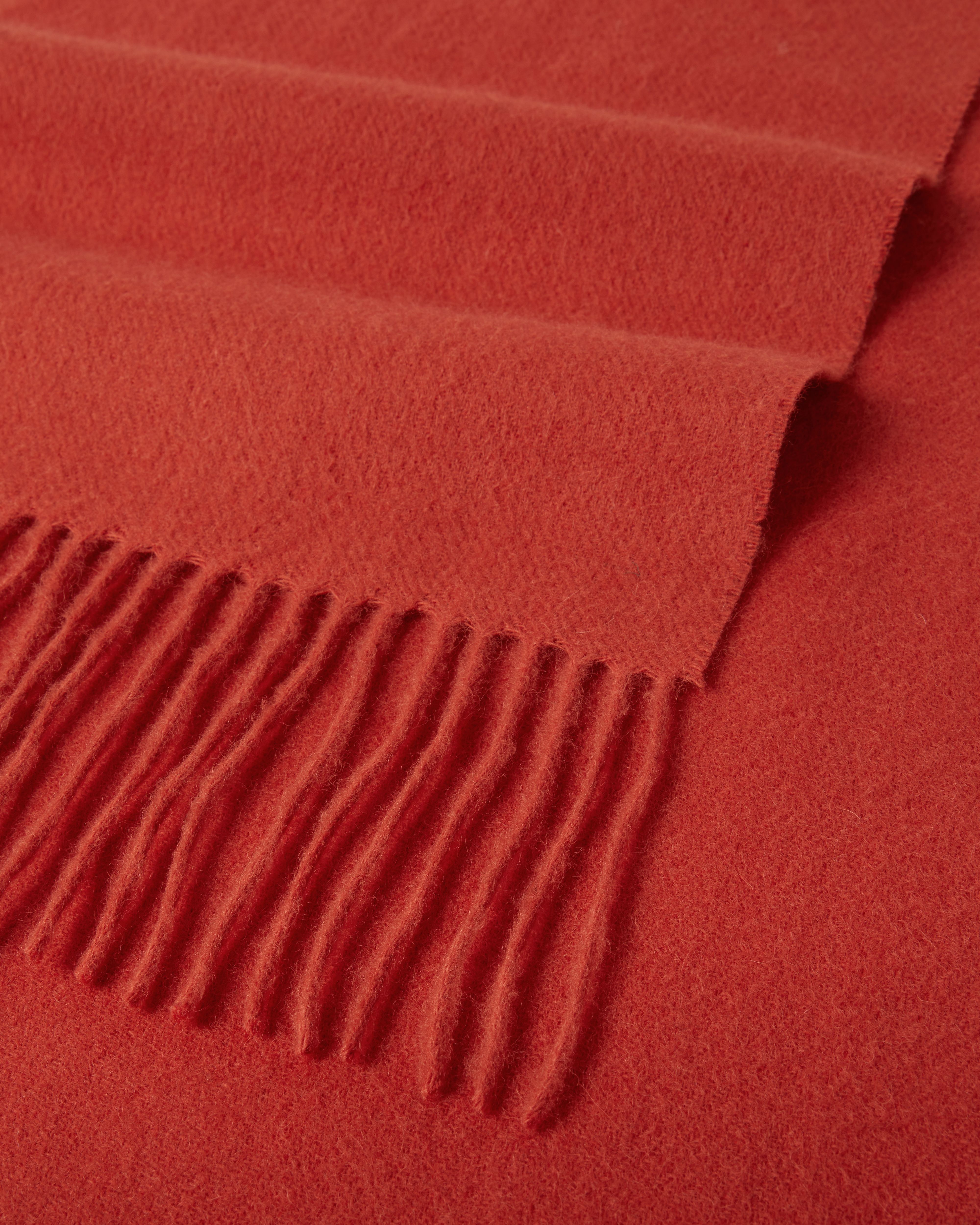 Image number 4 of The Lumi Wool Scarf in Burnt Orange