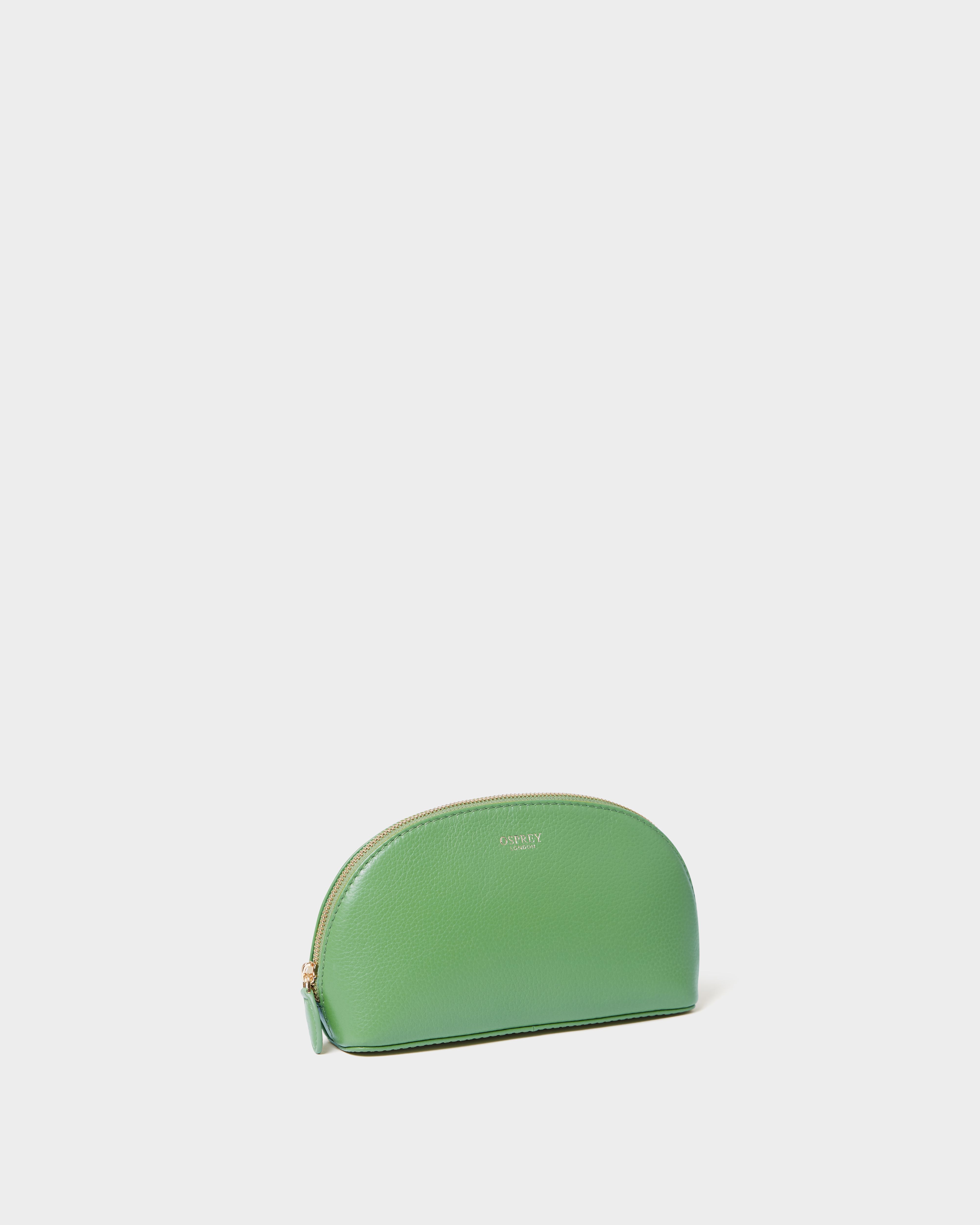 Image number 2 of The Tilly Leather Make Up Bag in Apple