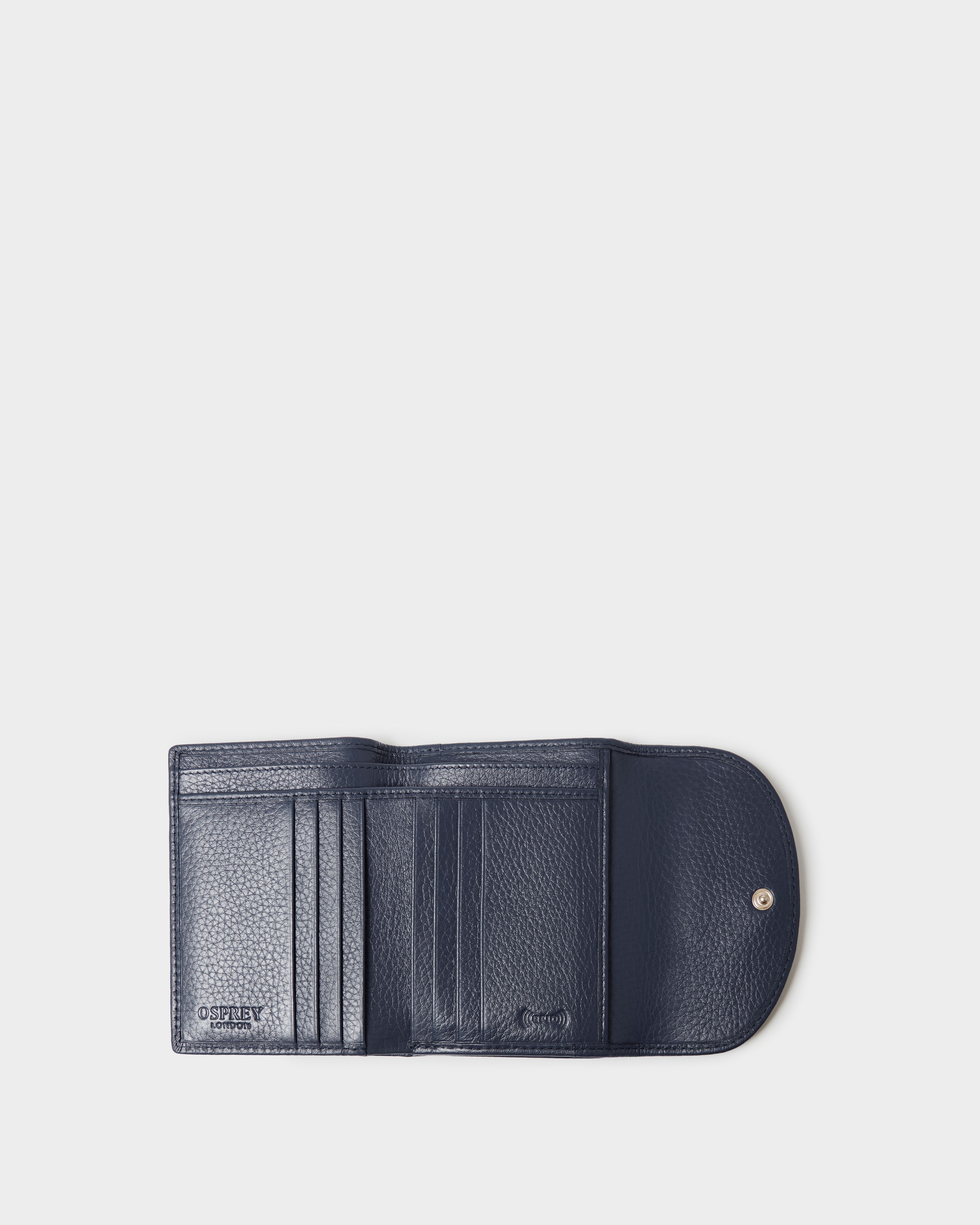 Image number 3 of The Tilly Leather Matinee Purse in Navy