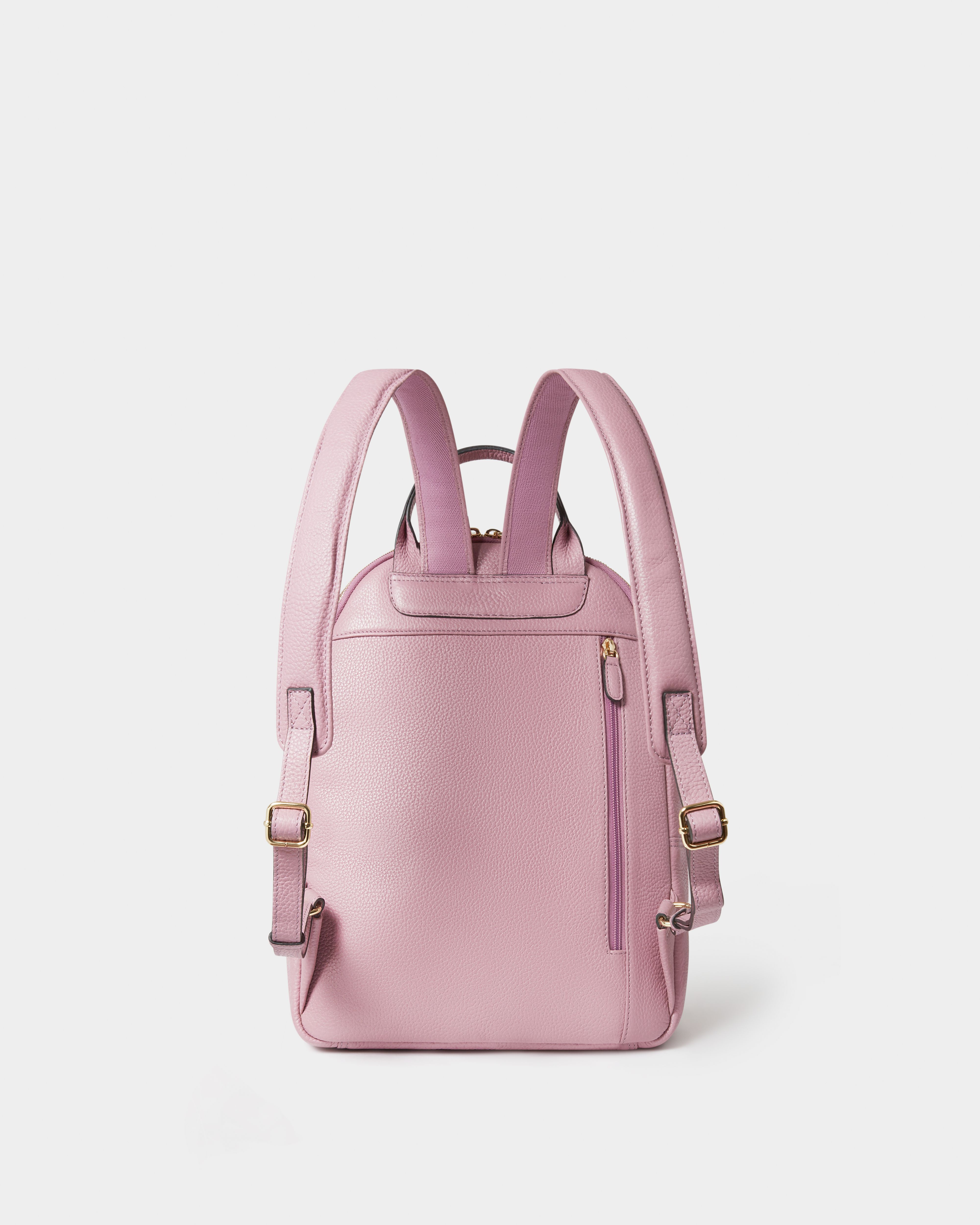 Image number 5 of The Adaline Leather Backpack in Heather