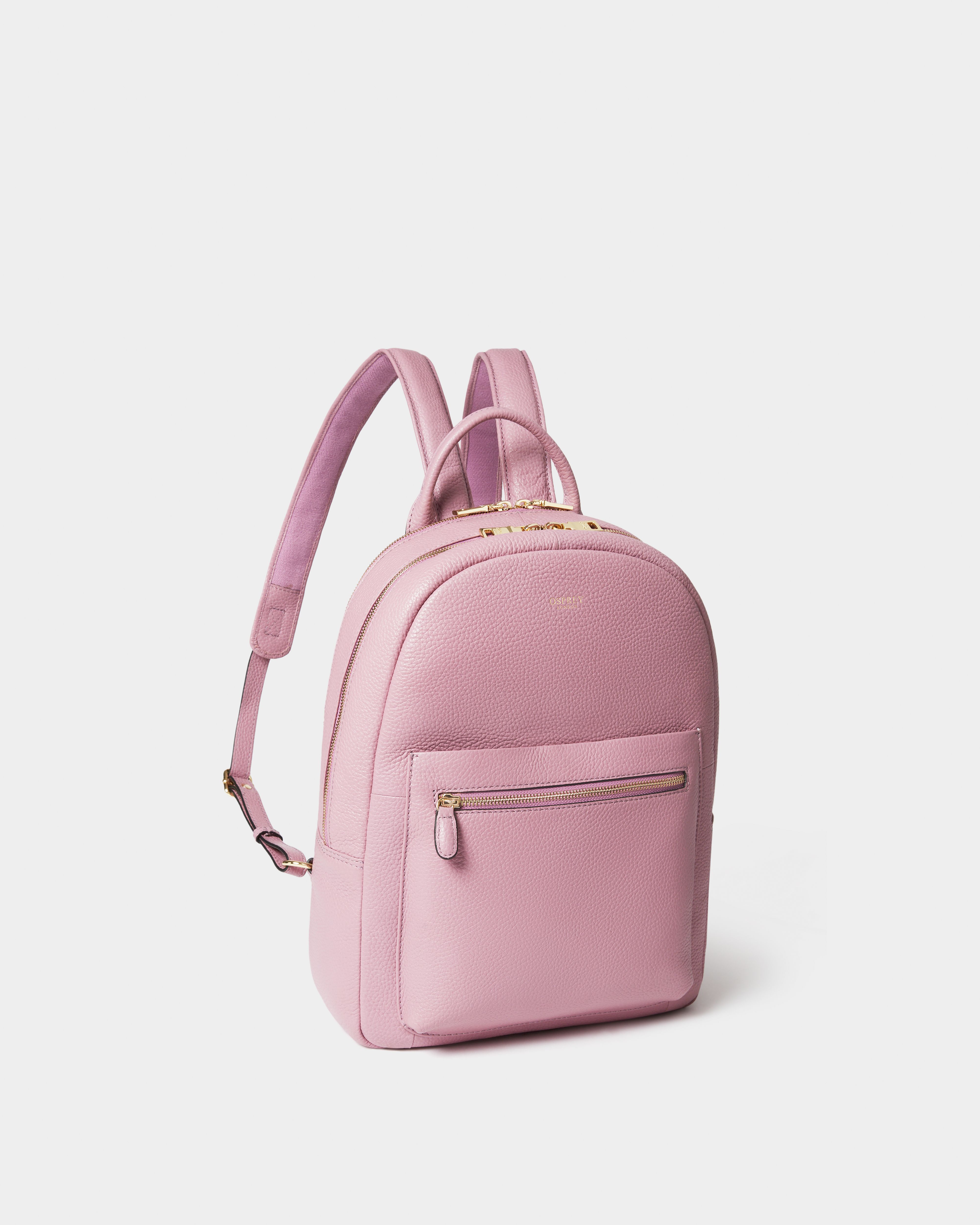 Image number 2 of The Adaline Leather Backpack in Heather
