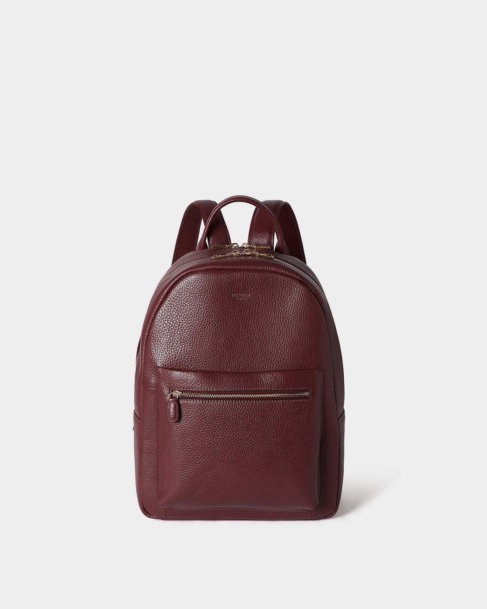 Image number 1 of The Adaline Leather Backpack in Merlot