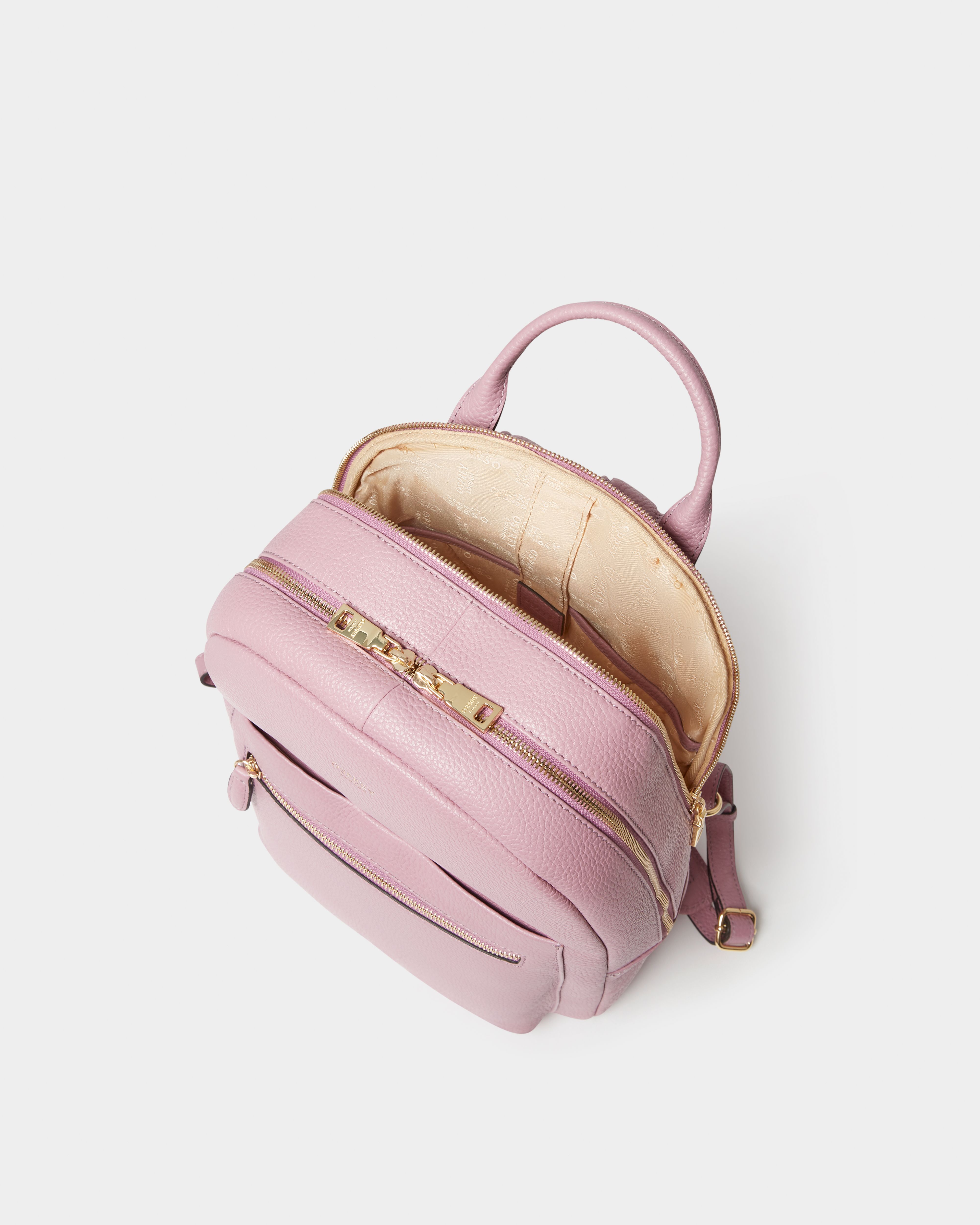 Image number 3 of The Adaline Leather Backpack in Heather