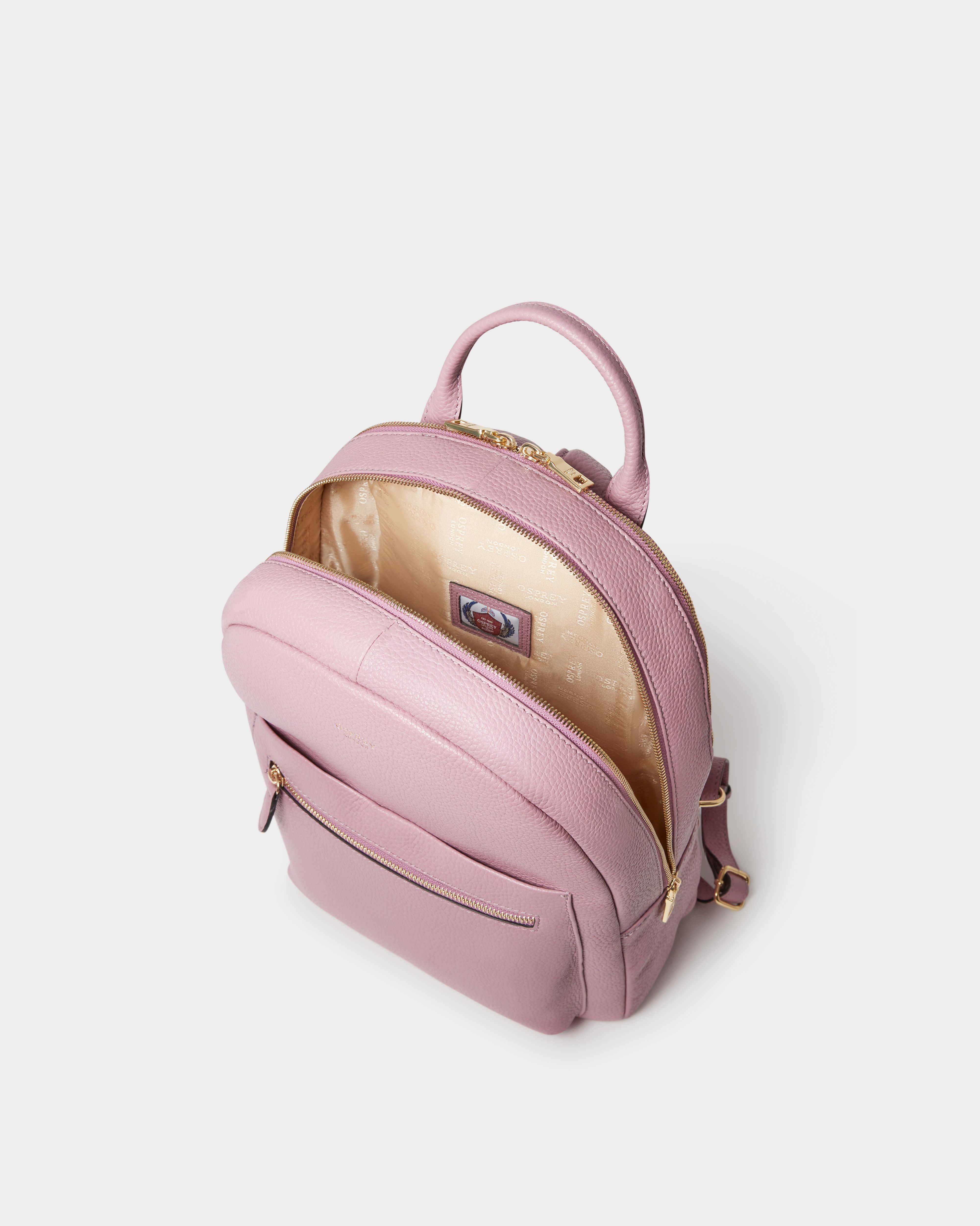 Image number 4 of The Adaline Leather Backpack in Heather