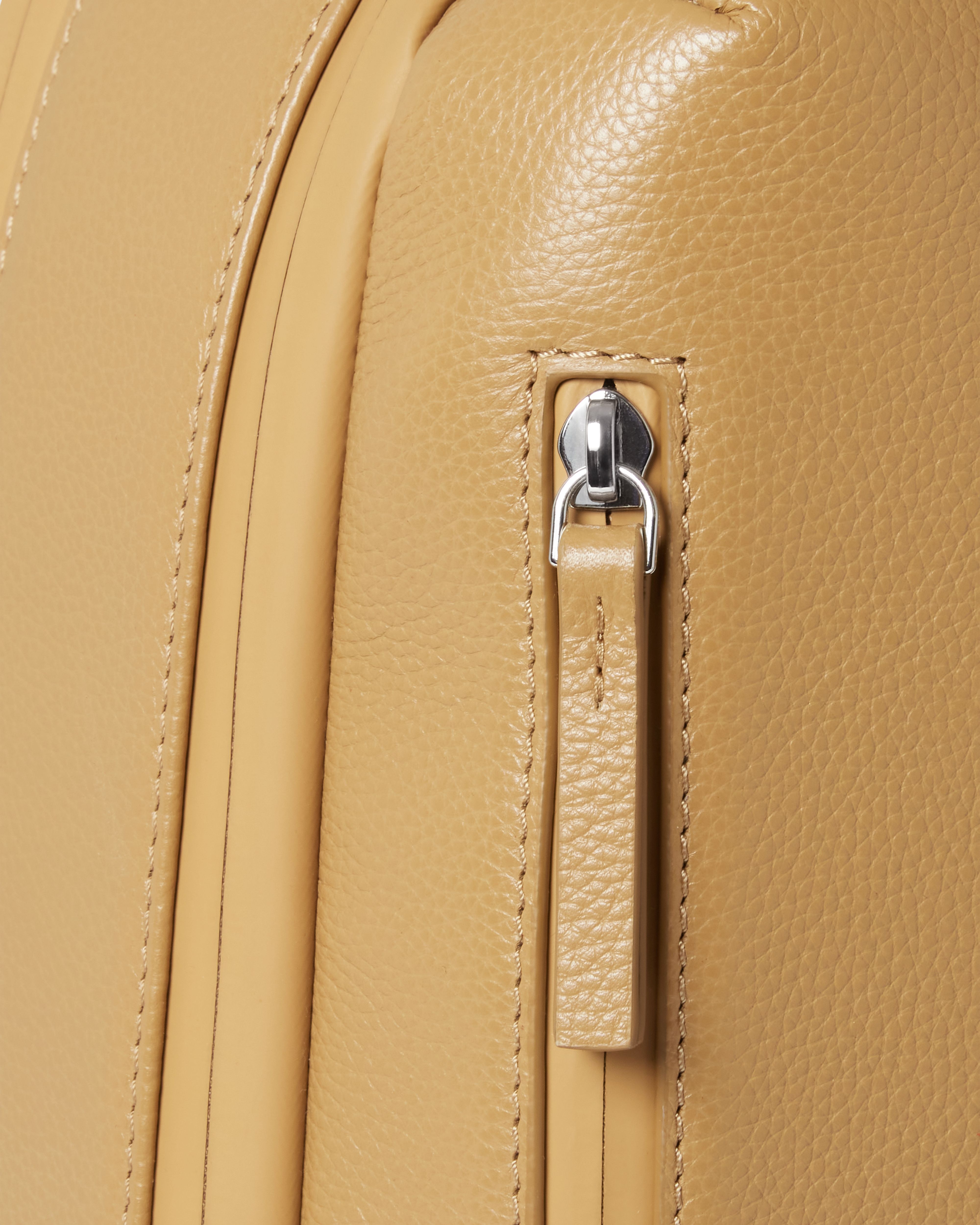 Image number 5 of The Venture Leather Backpack in Tan
