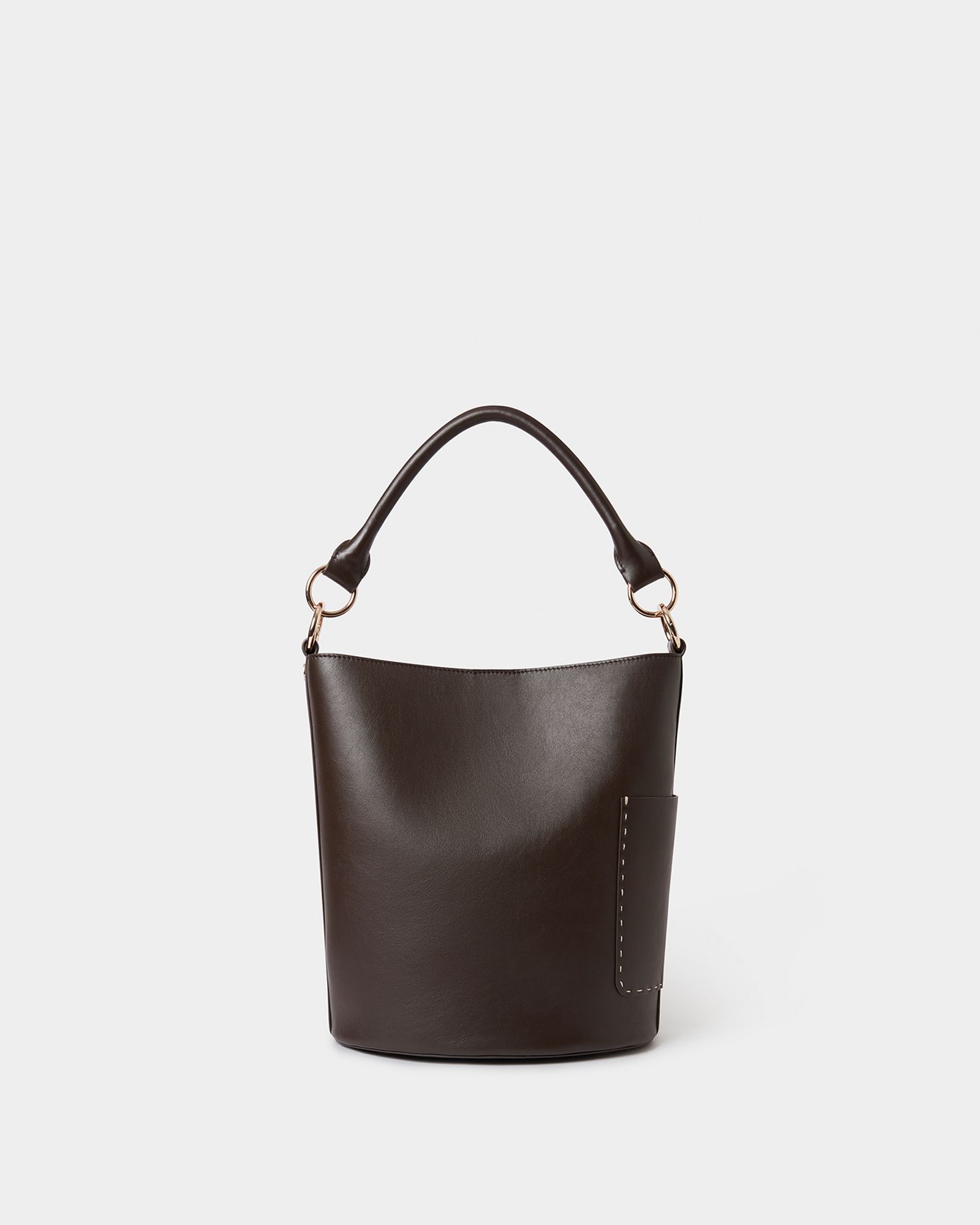 Image number 5 of The Ravello Bucket Bag in Chocolate
