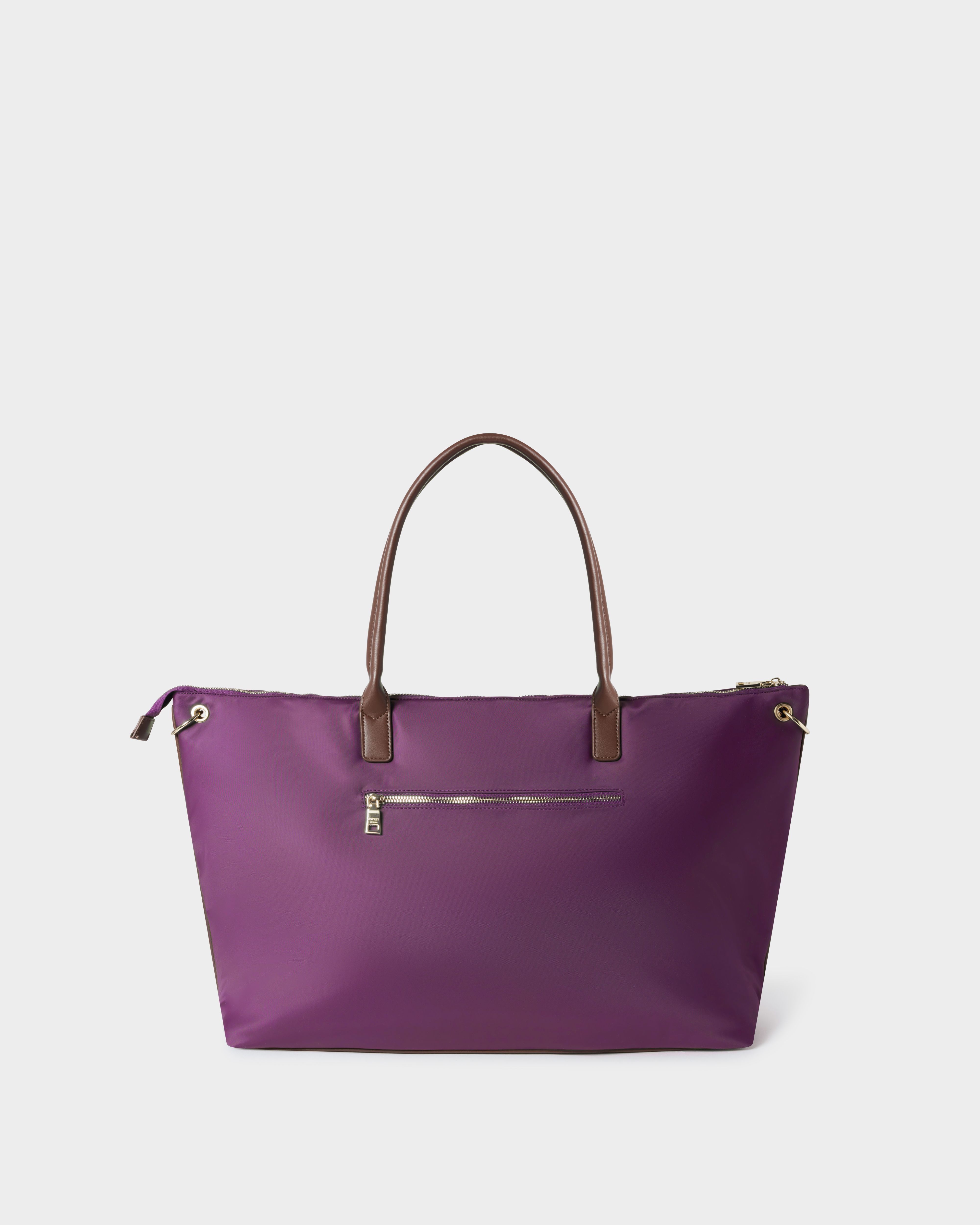 Image number 4 of The Voyage Nylon Weekender in Aubergine