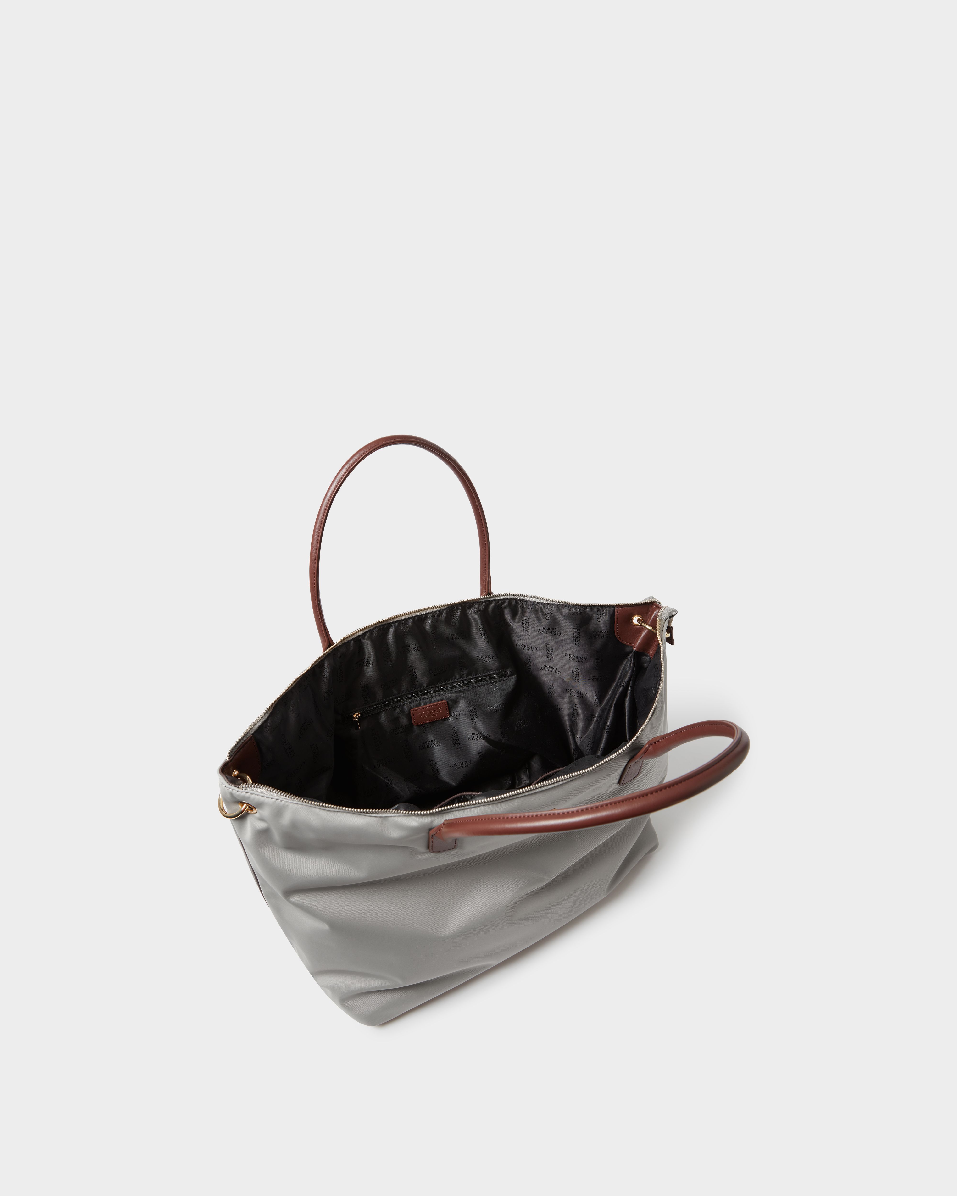 Image number 3 of The Voyage Nylon Weekender in Silver Grey