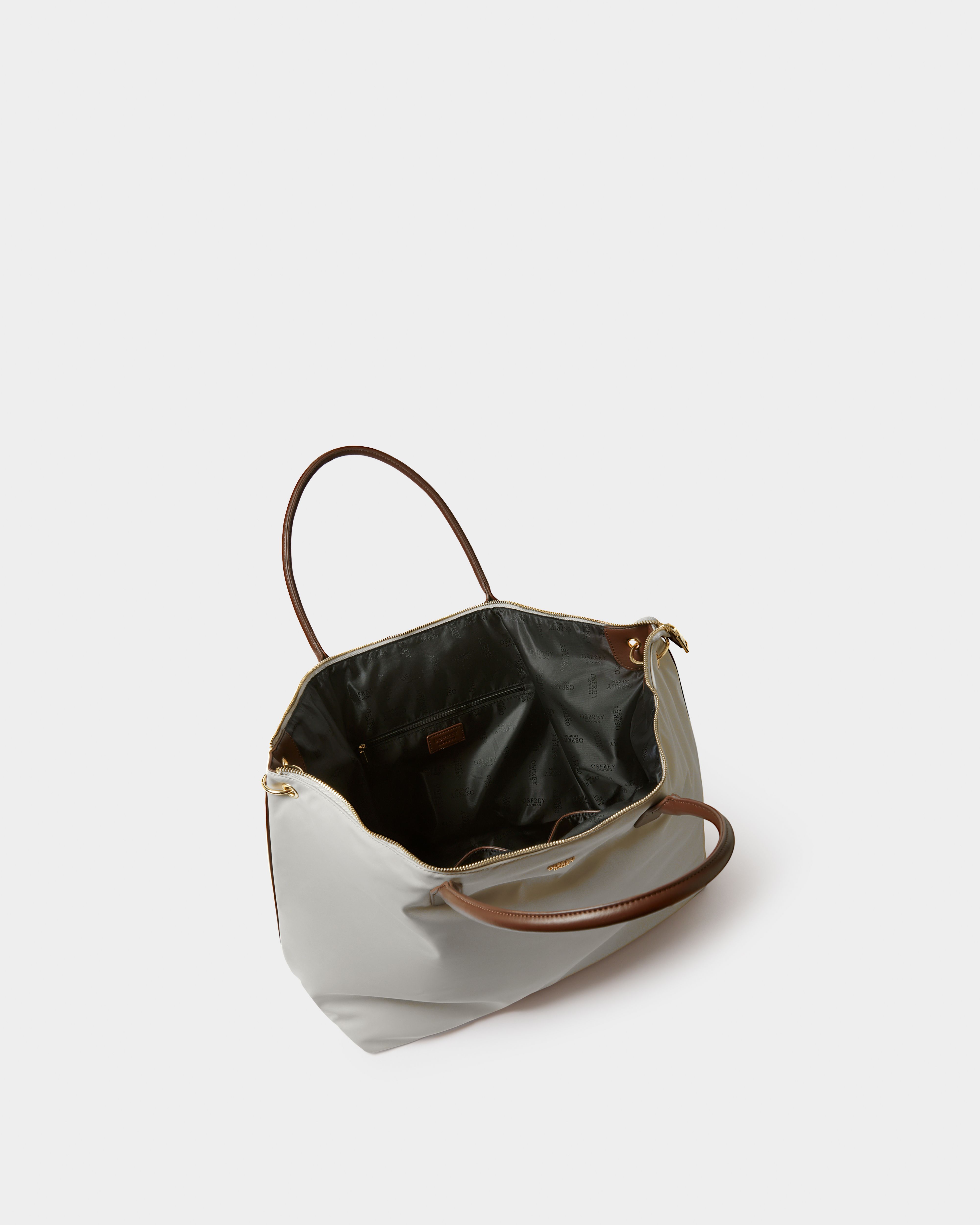 Image number 3 of The Voyage Nylon Weekender in Silver Grey