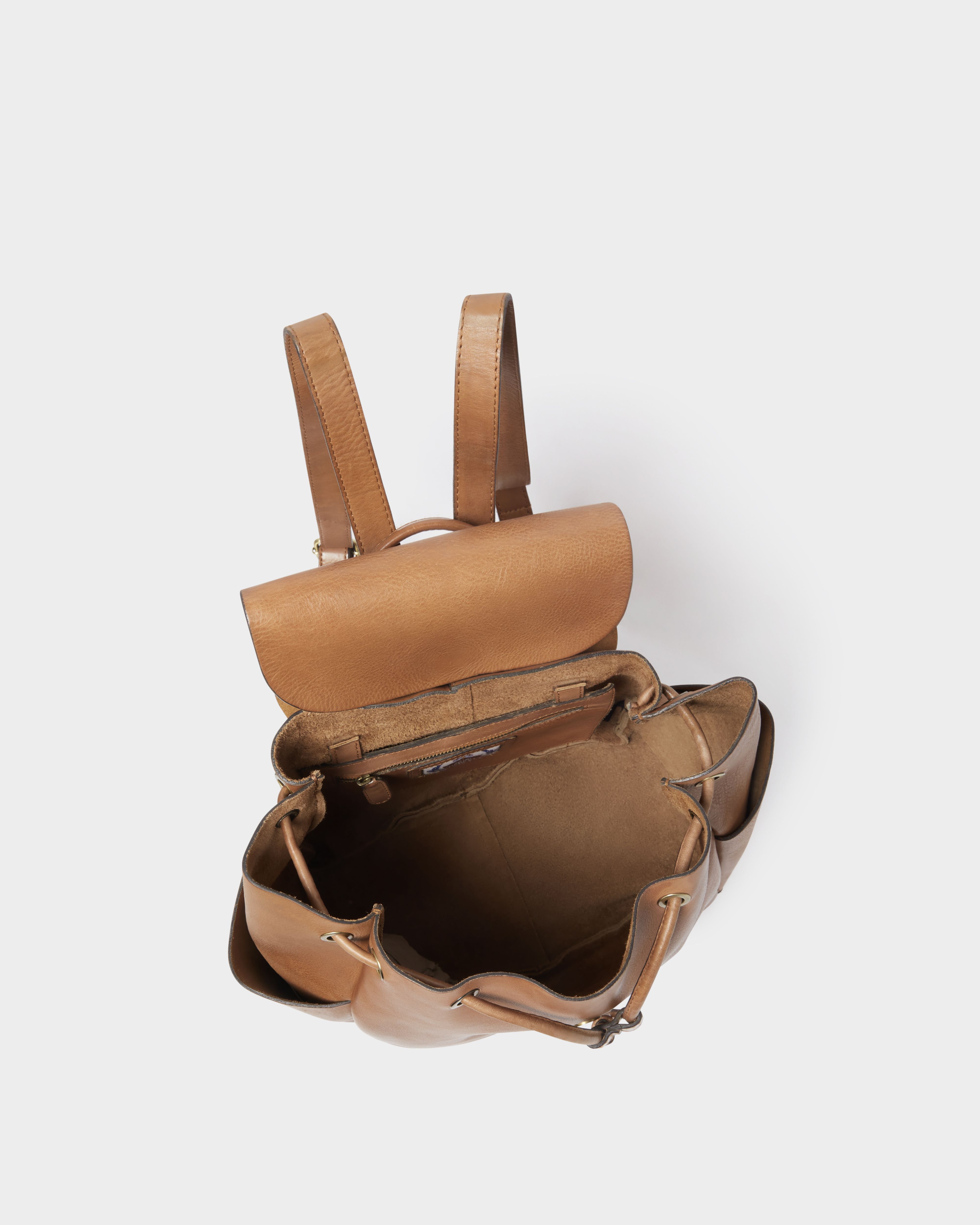 Image number 6 of The Monterrey Leather Backpack in Tan