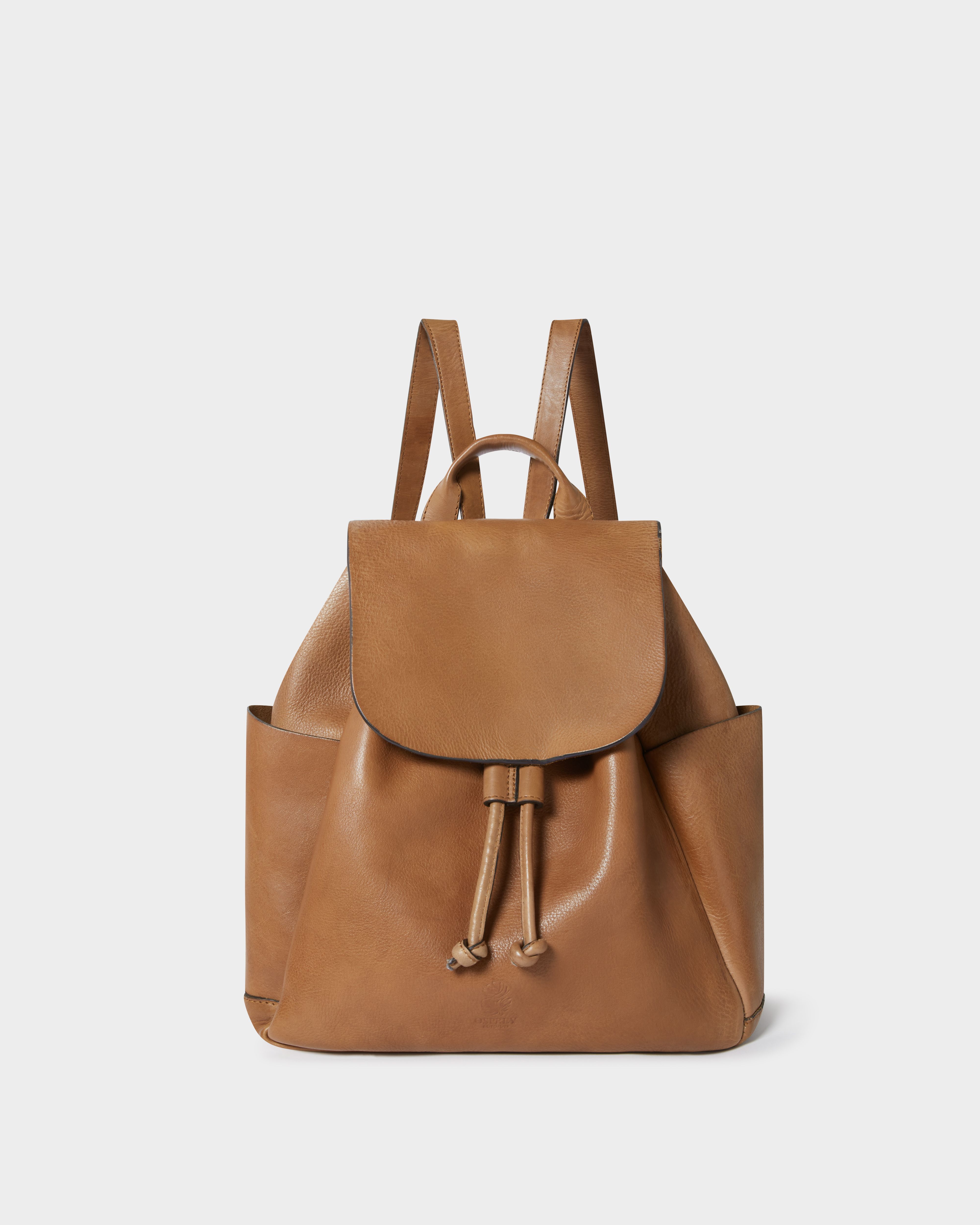 The Monterrey Leather Backpack in Tan