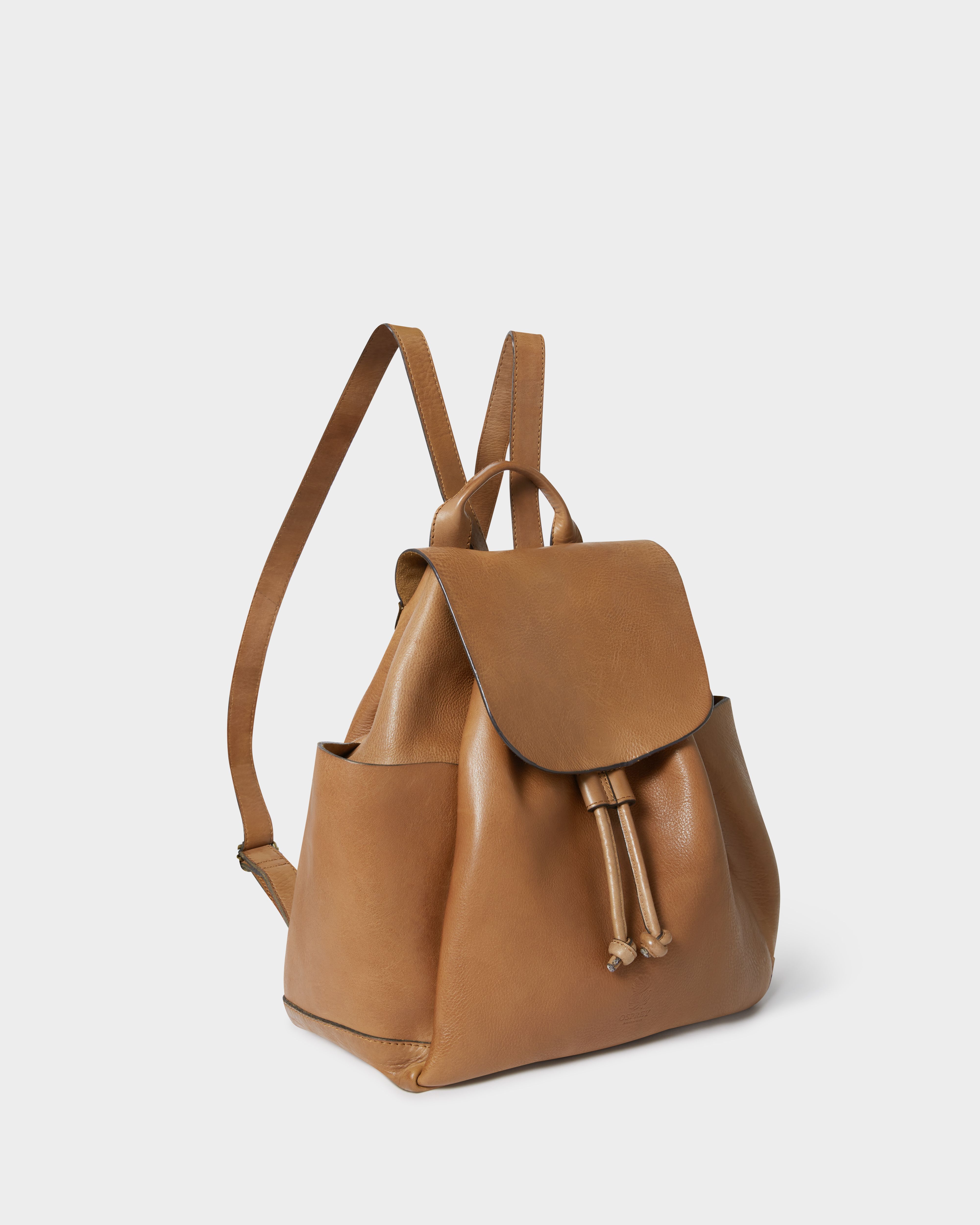 Image number 4 of The Monterrey Leather Backpack in Tan