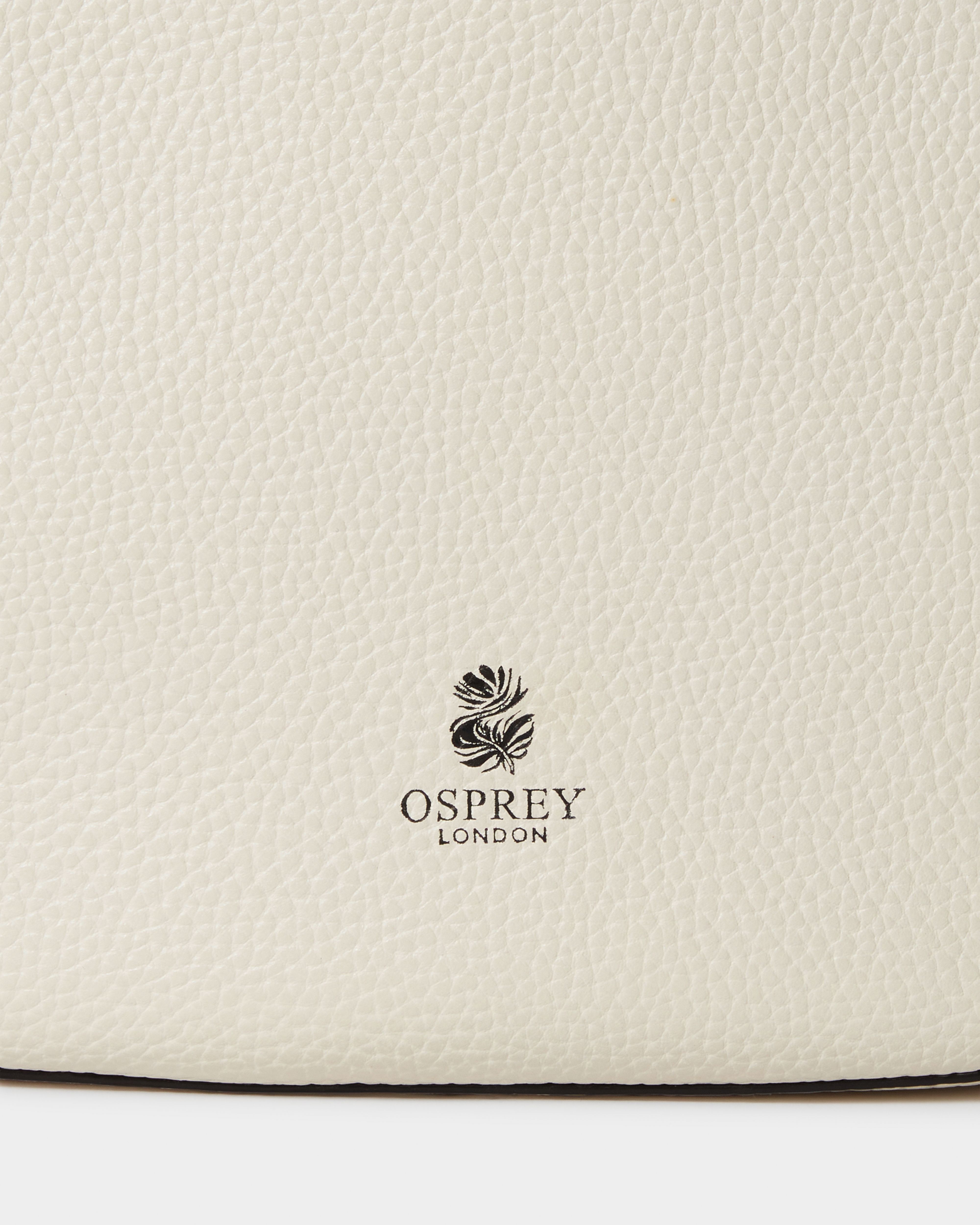 Image number 5 of The Aspen Leather Crescent Bag in Ivory