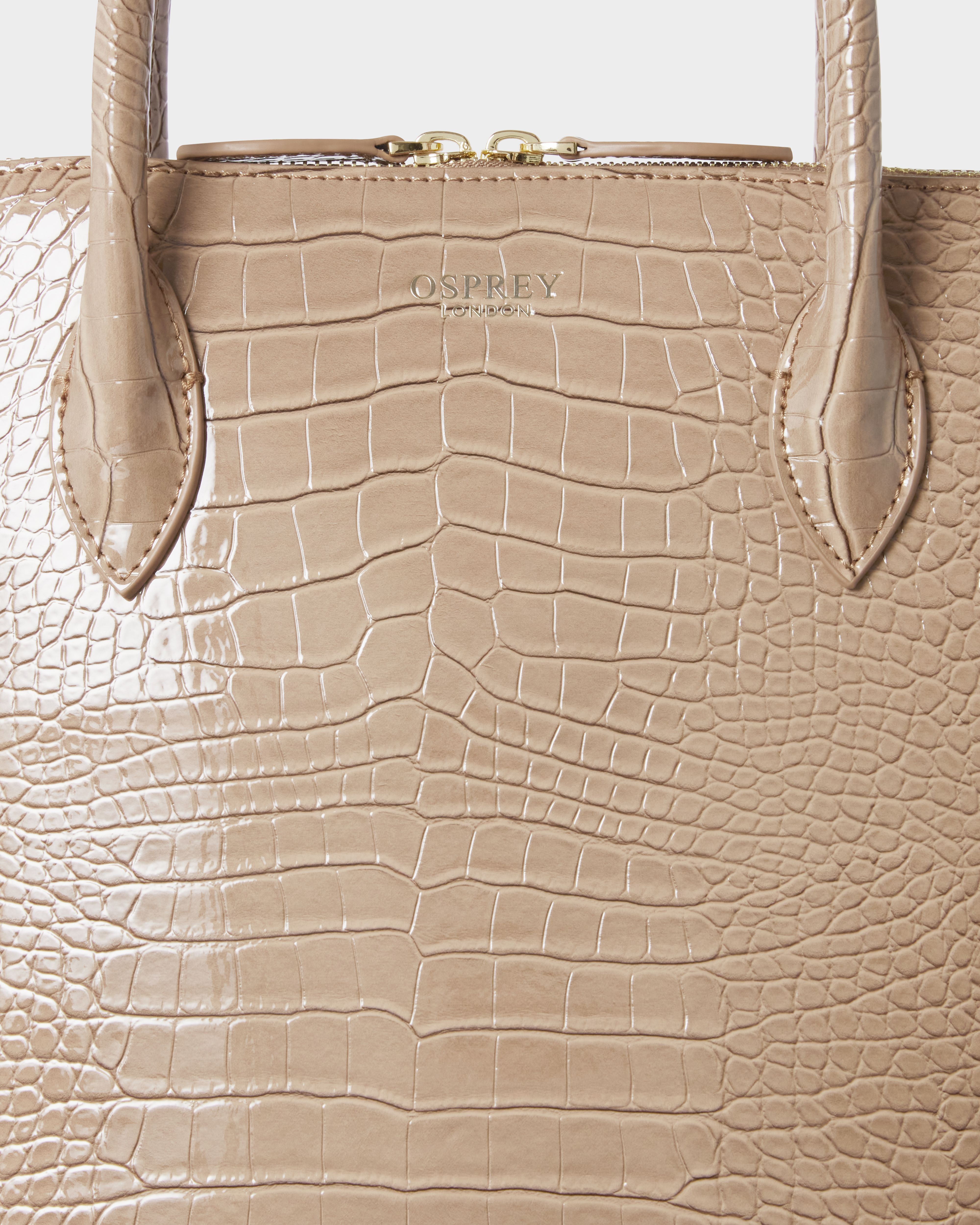 Image number 5 of The Fulham Medium Faux Leather  Bug in Taupe