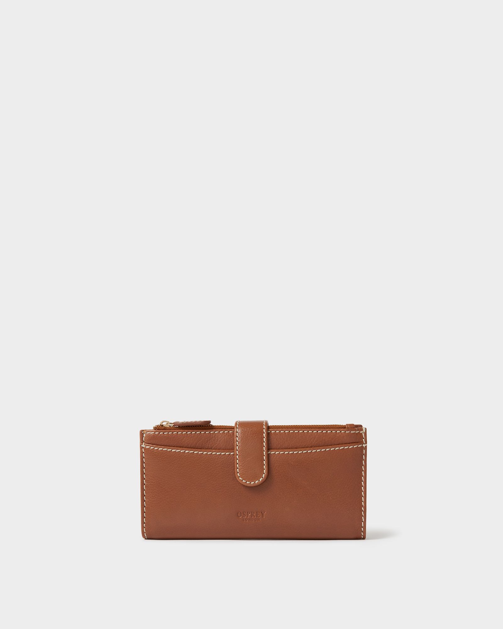 Image number 1 of The Vintage Savanna Leather Matinee Purse in Tan