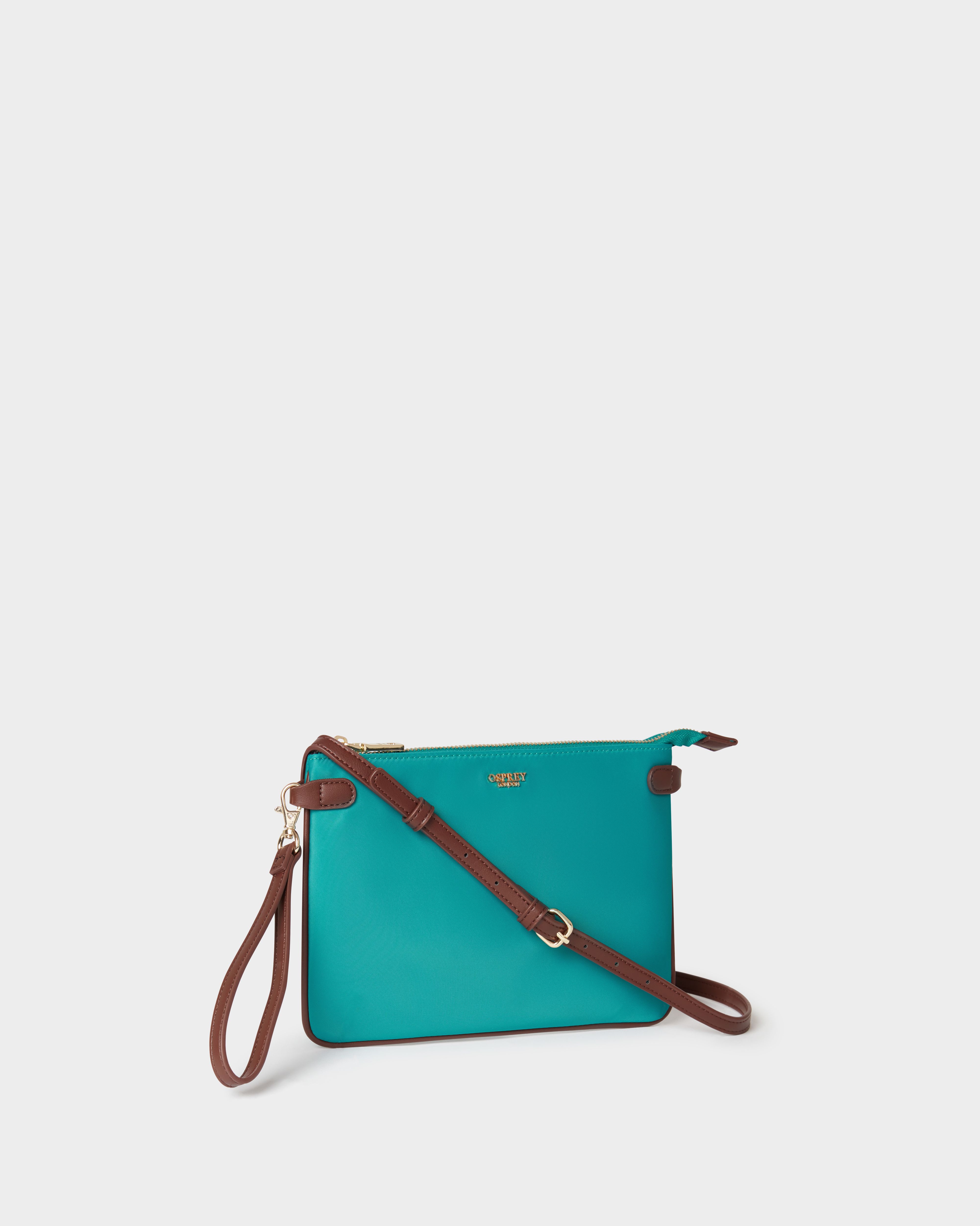 Image number 2 of The Escape Nylon Crossbody in Peacock