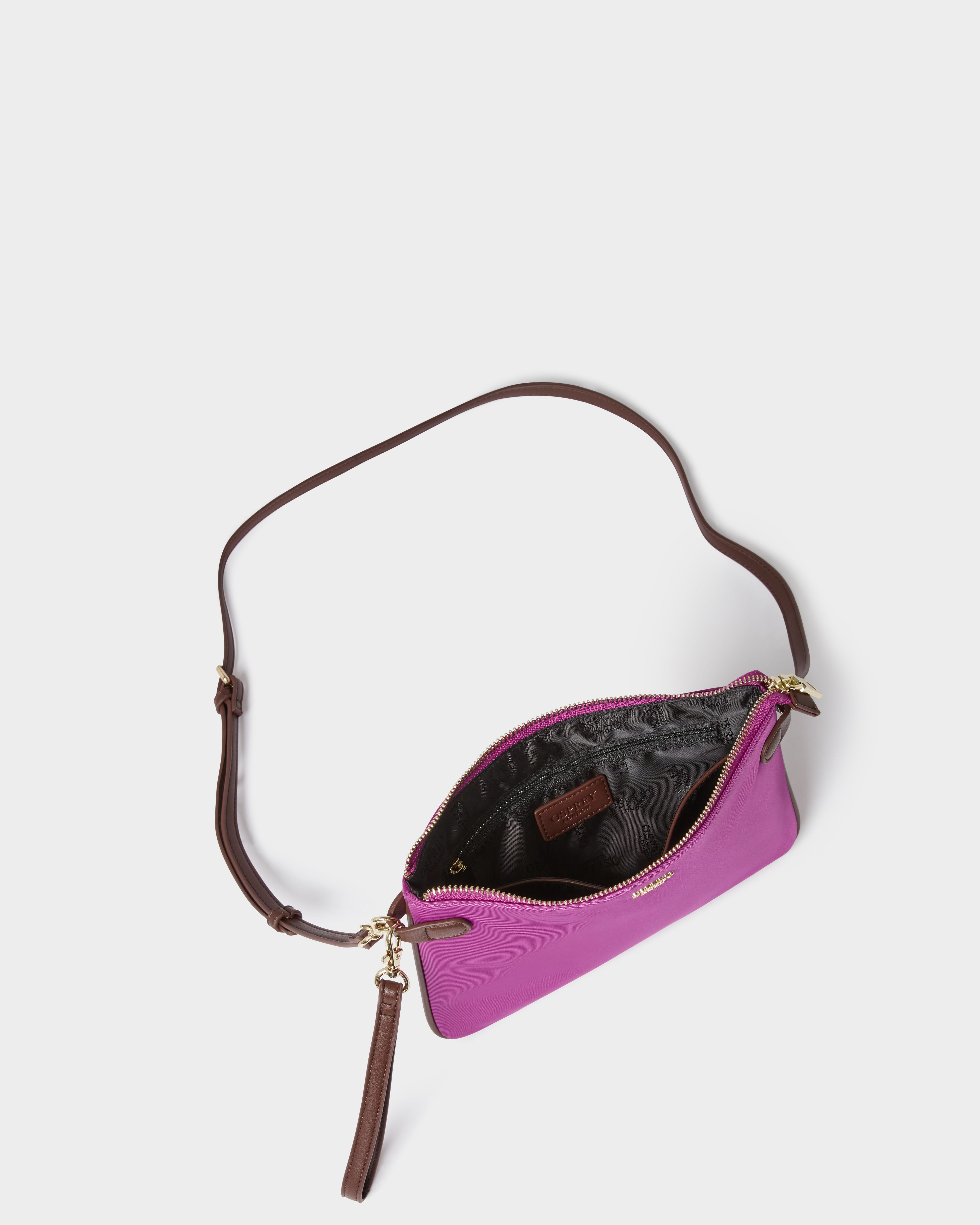 Image number 3 of The Escape Nylon Crossbody in Purple