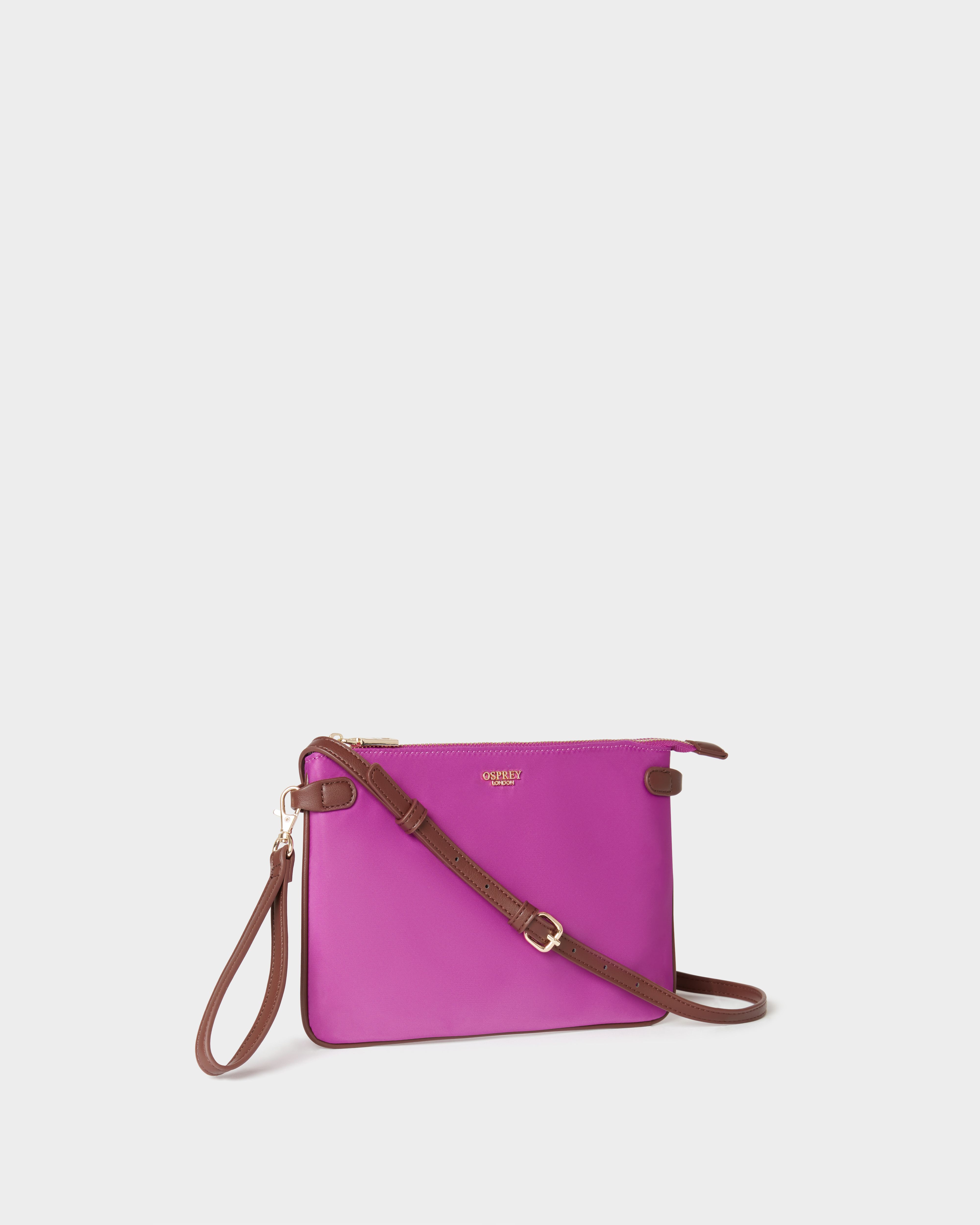 Image number 2 of The Escape Nylon Crossbody in Purple