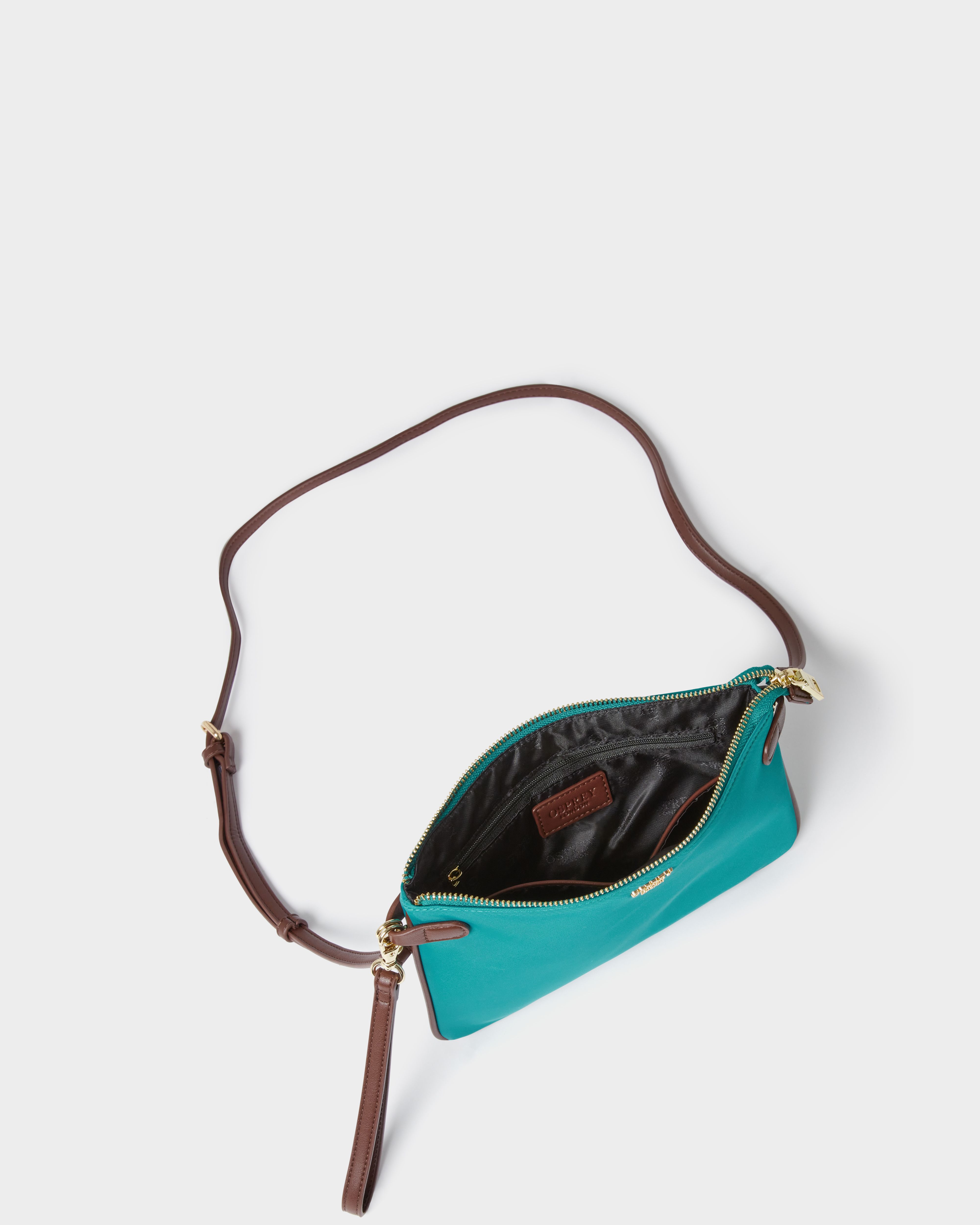 Image number 3 of The Escape Nylon Crossbody in Peacock