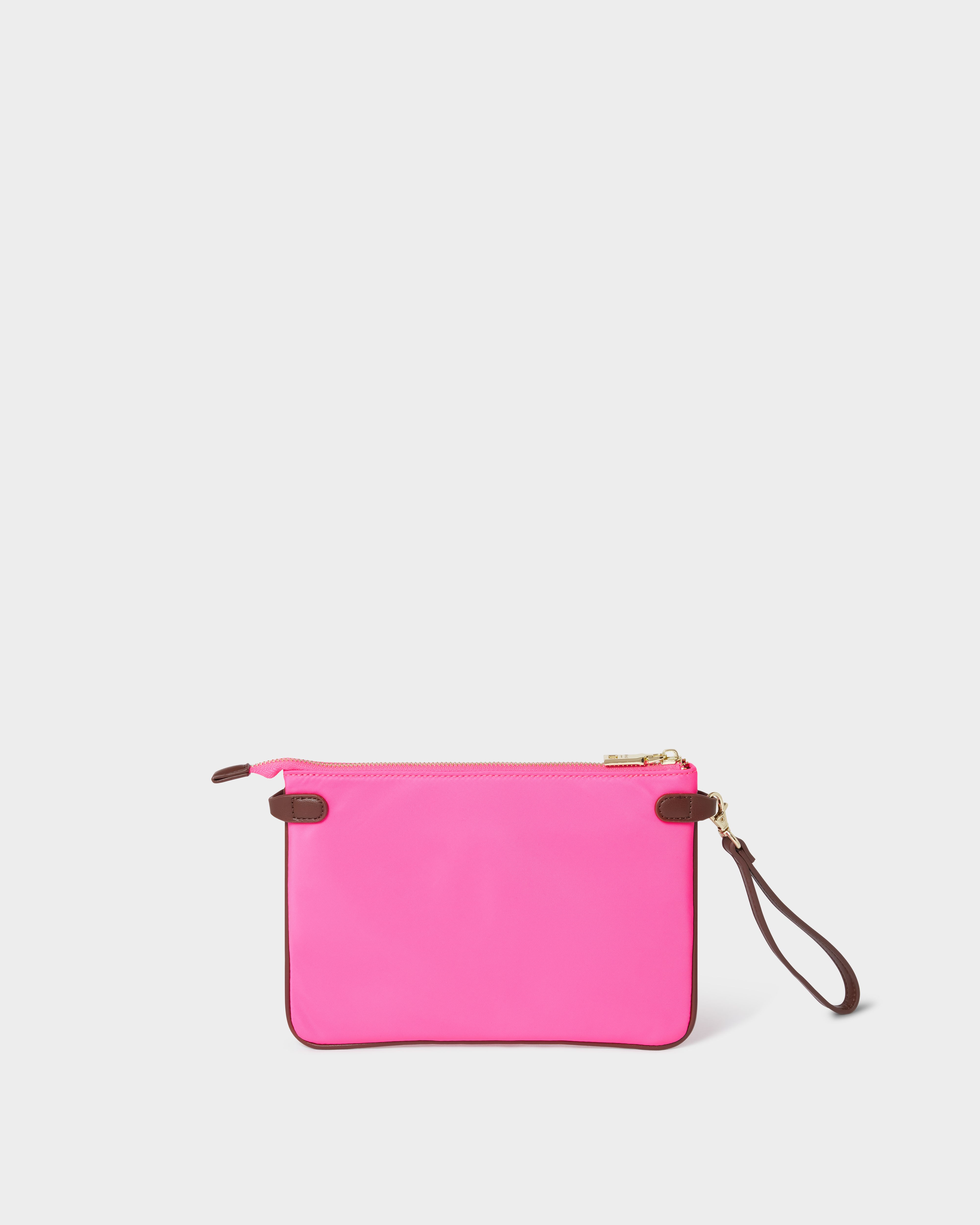 Image number 4 of The Escape Nylon Crossbody in Bright Pink