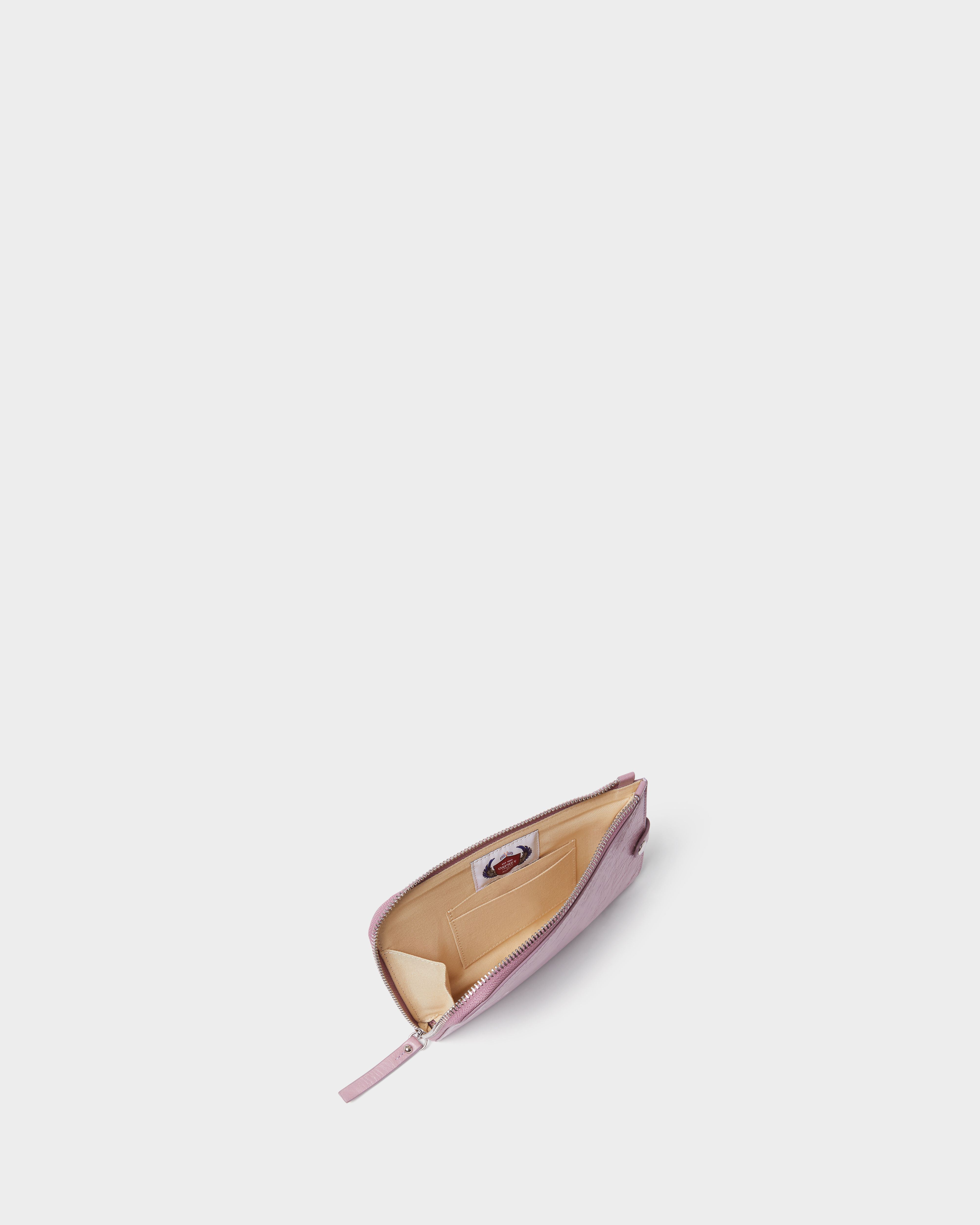 Image number 5 of The Electra Italian Leather Phone Bag in Heather