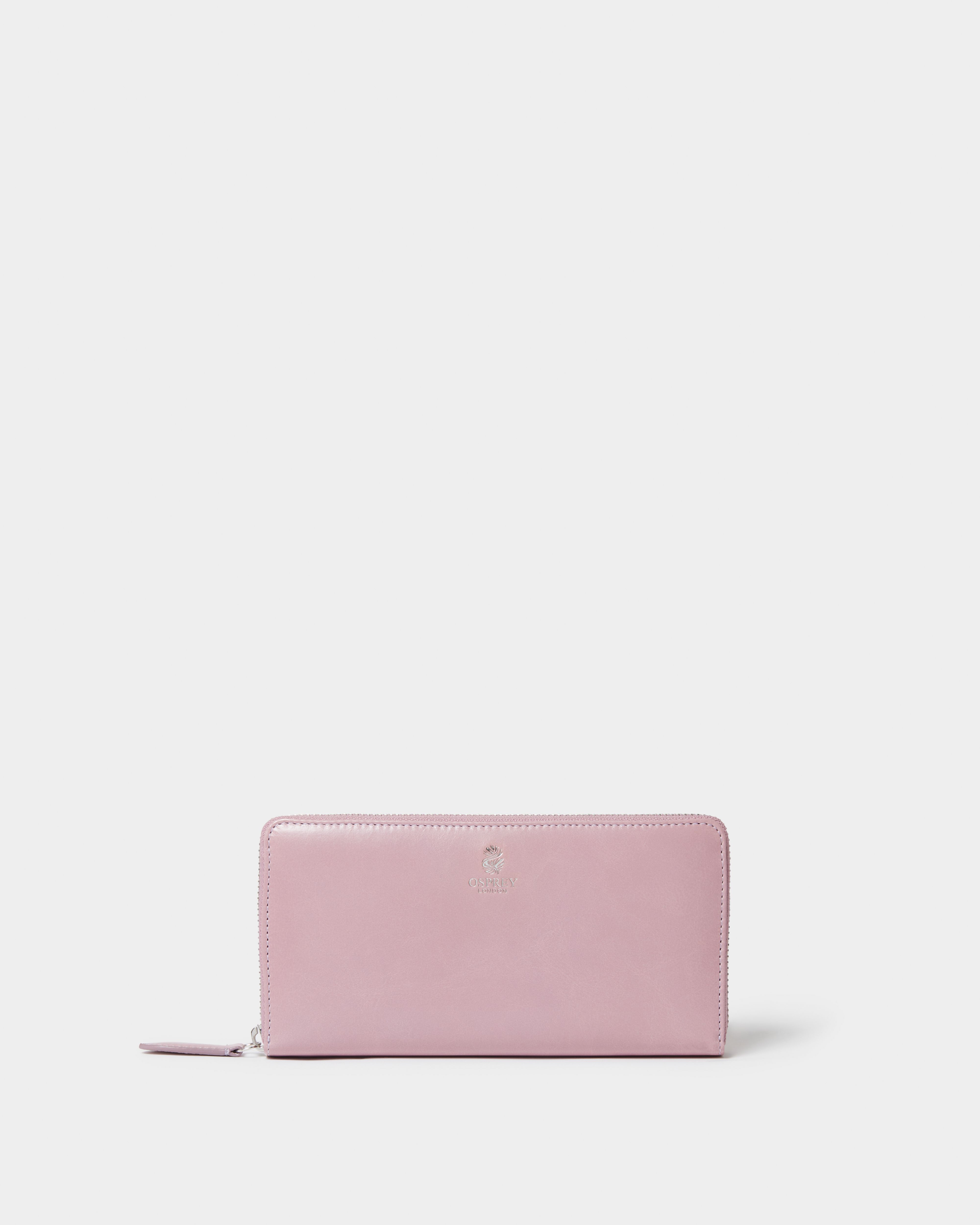 Image number 2 of The Wentworth Large Leather Zip Around in Heather