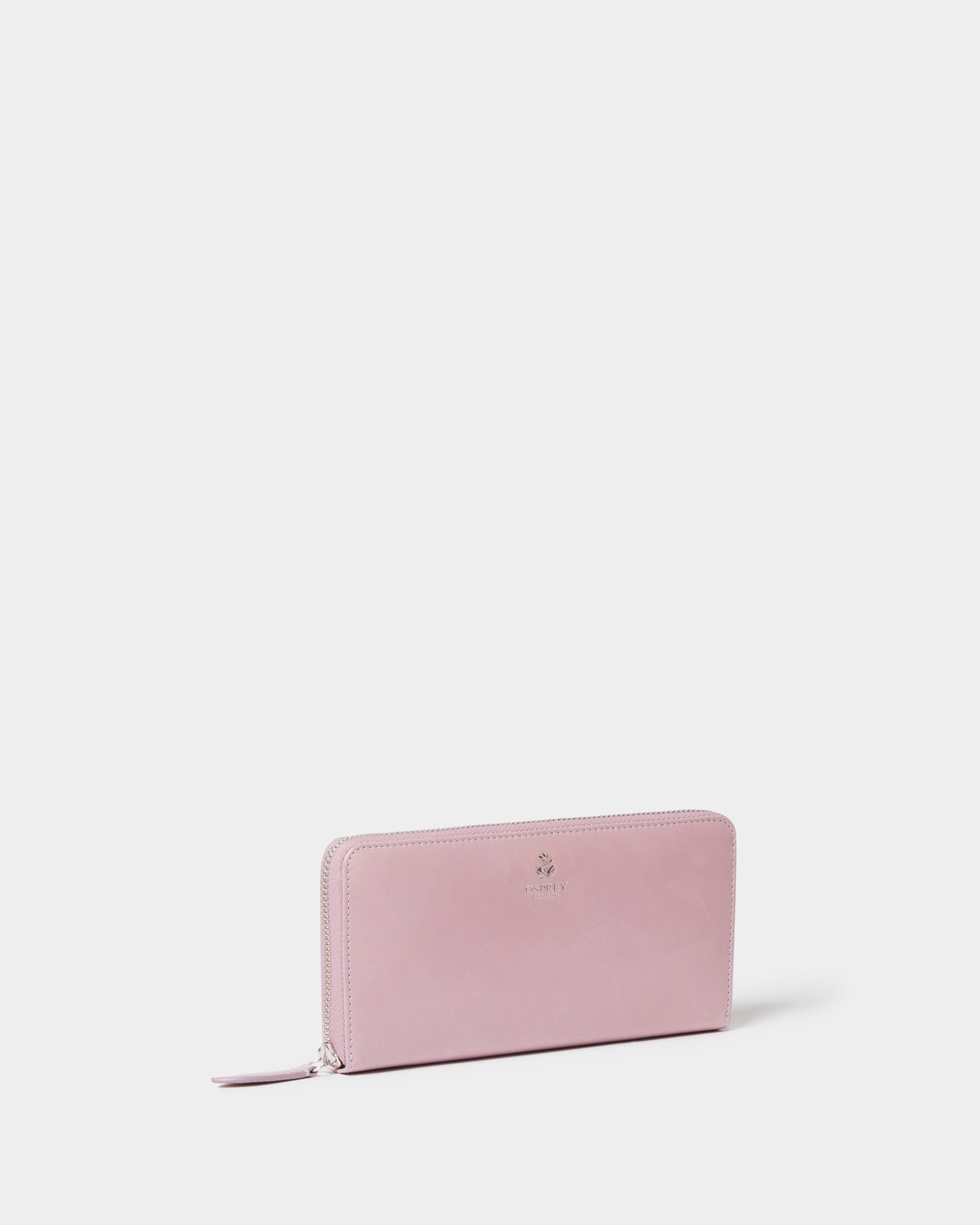 Image number 3 of The Wentworth Large Leather Zip Around in Heather